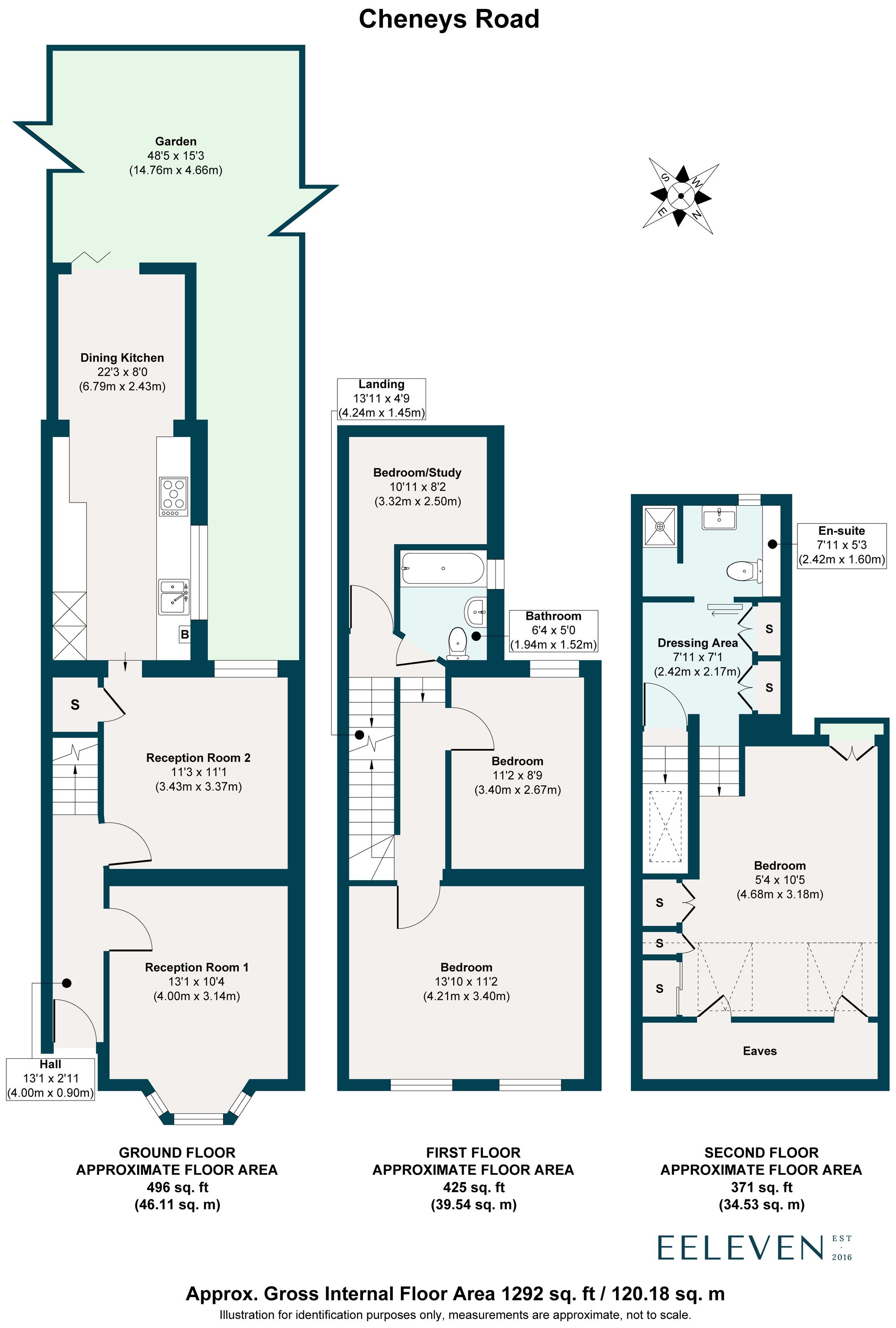 4 bed end of terrace house for sale in Cheneys Road, Leytonstone, London, E11 - Property floorplan