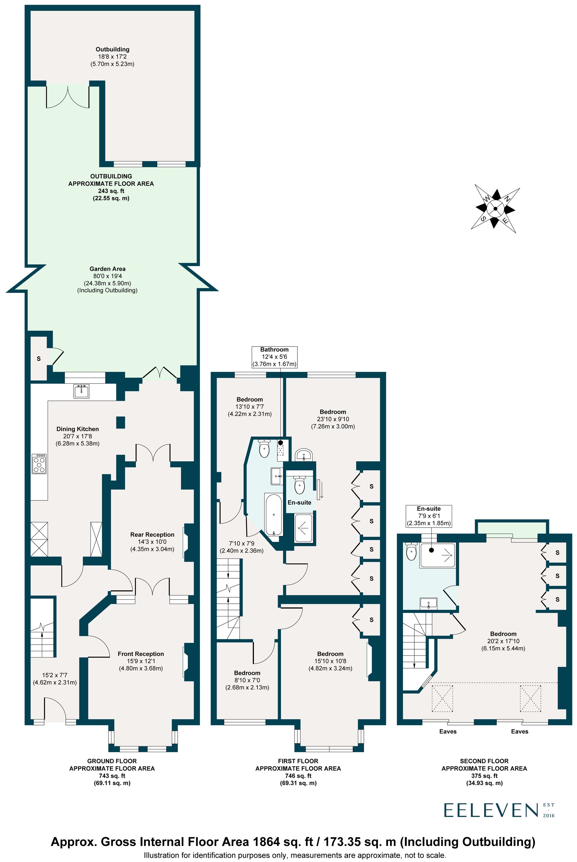 5 bed terraced house for sale in Hainault Road, Upper Leytonstone, London, E11 - Property floorplan