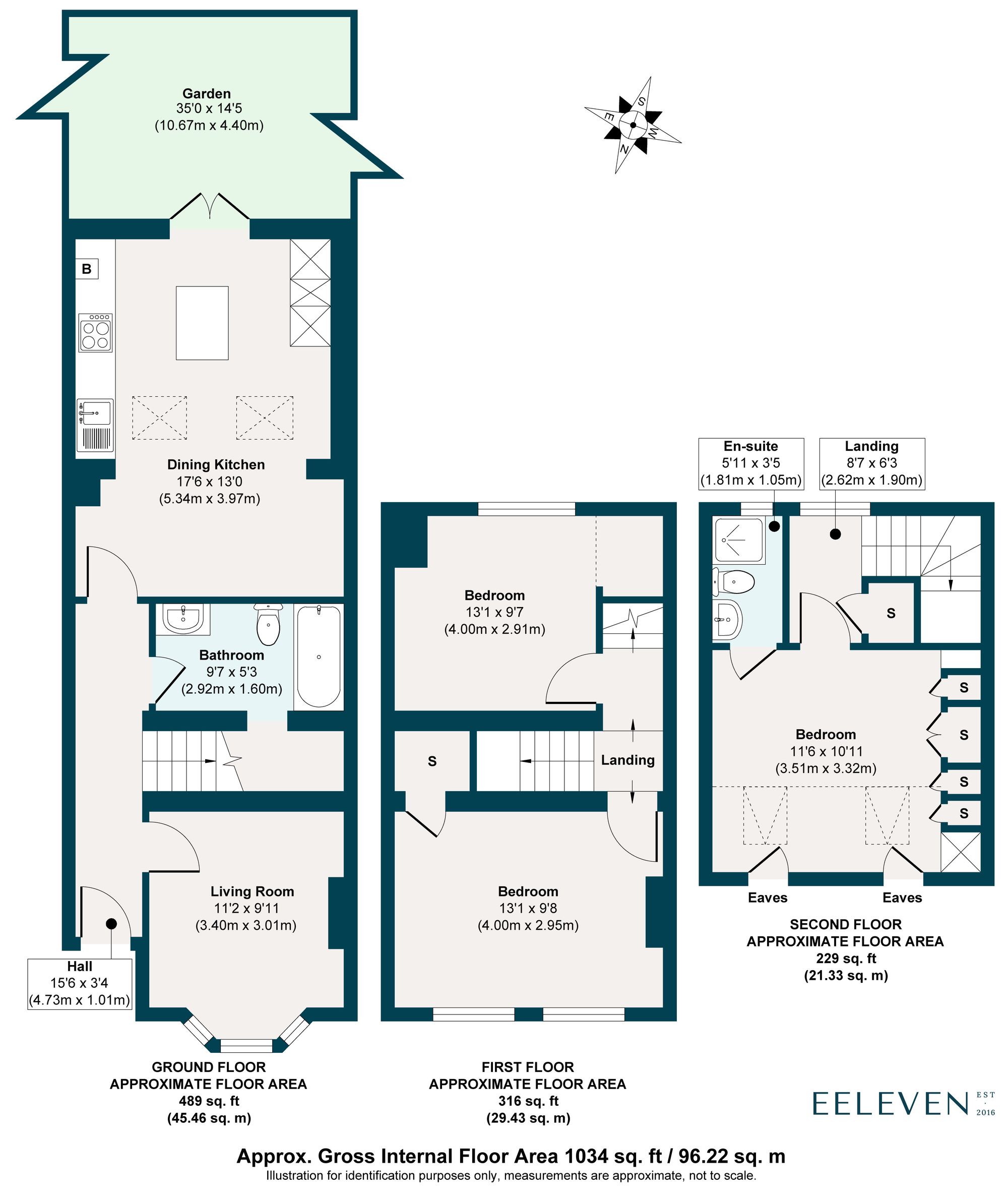 3 bed terraced house for sale in Stewart Road, Leyton, London, E15 - Property floorplan
