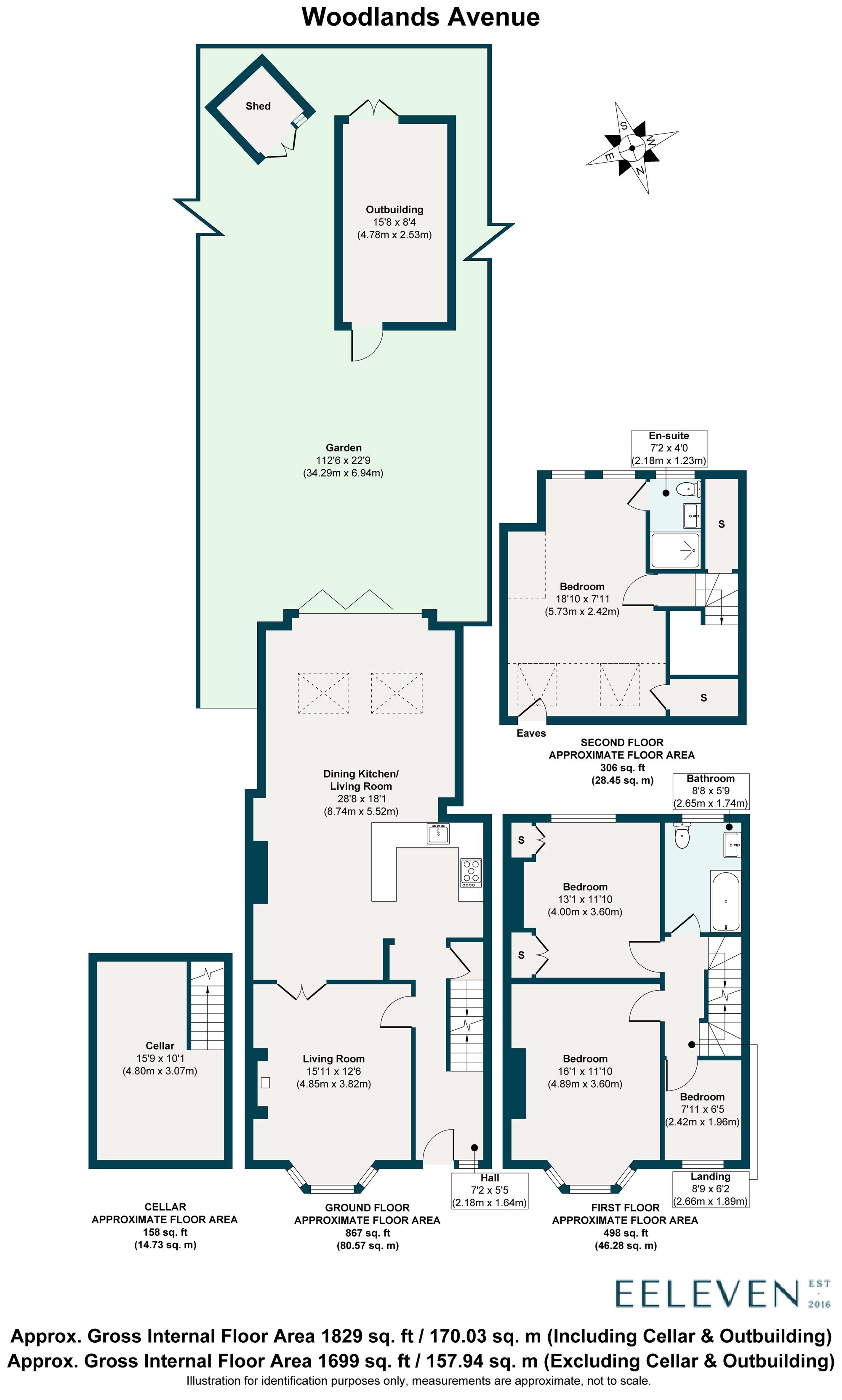 4 bed semi-detached house for sale in Woodlands Avenue, Aldersbrook, London, E11 - Property floorplan