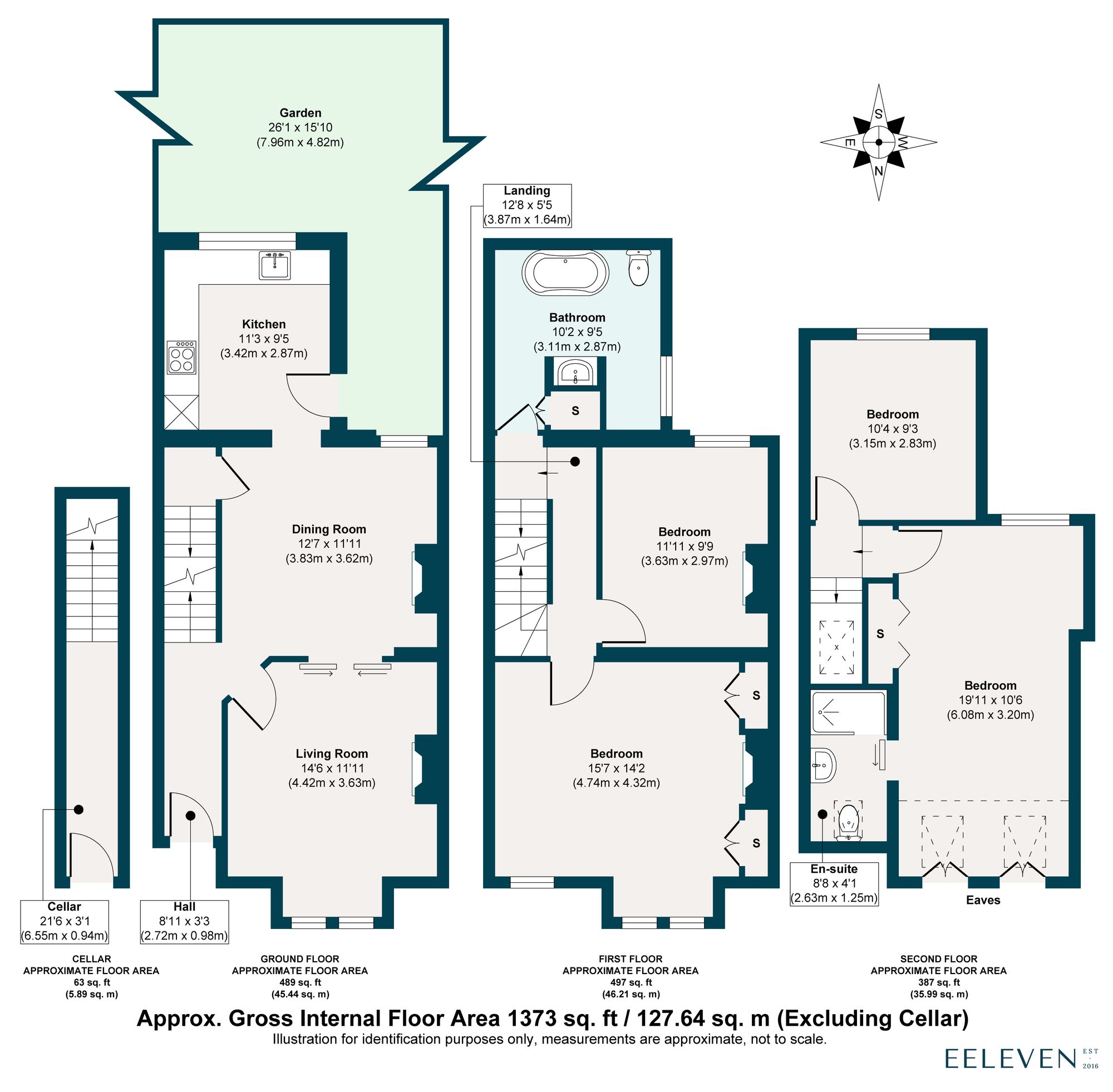4 bed terraced house for sale in Ferndale Road, Leytonstone, London, E11 - Property floorplan