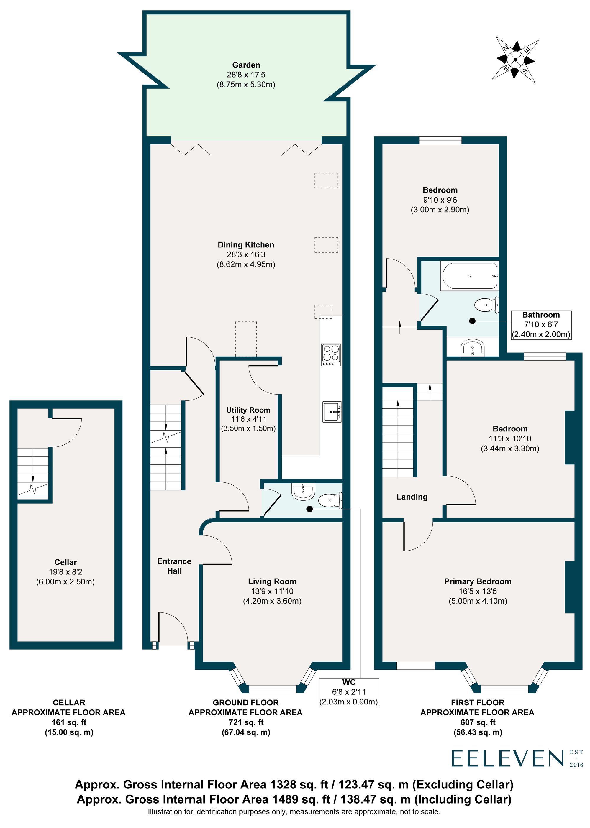 3 bed terraced house for sale in Colworth Road, Upper Leytonstone, London, E11 - Property floorplan
