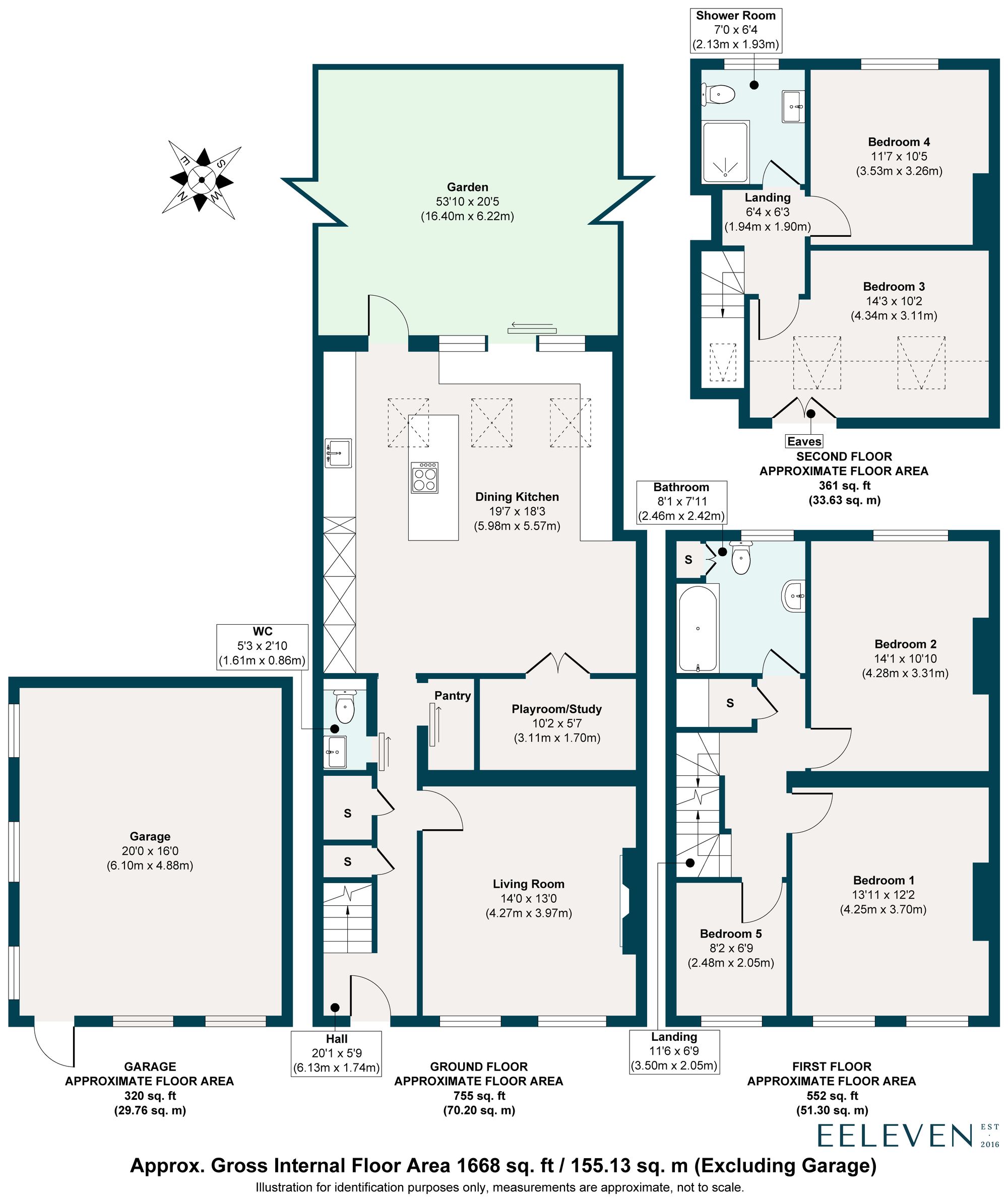 5 bed terraced house for sale in Forest Drive East, Upper Leytonstone, London, E11 - Property floorplan