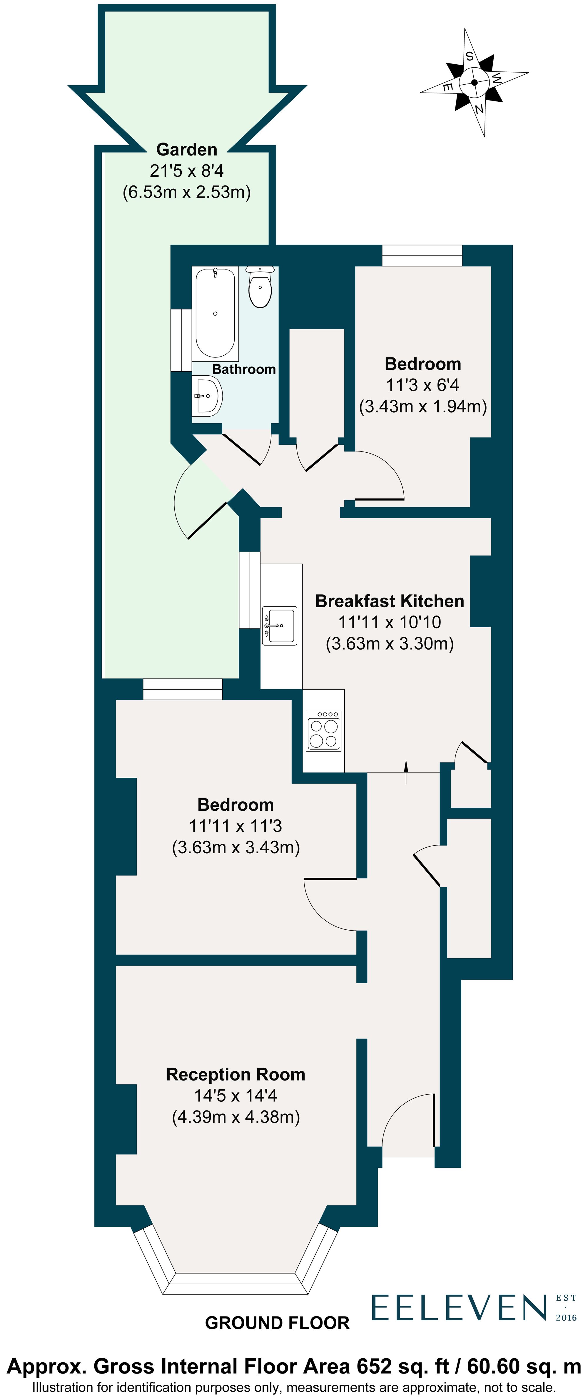 2 bed maisonette for sale in Richmond Road, Leytonstone, London, E11 - Property floorplan