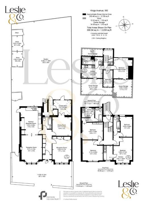 6 bed detached house for sale in Kings Avenue, Ealing, London, W5 - Property Floorplan