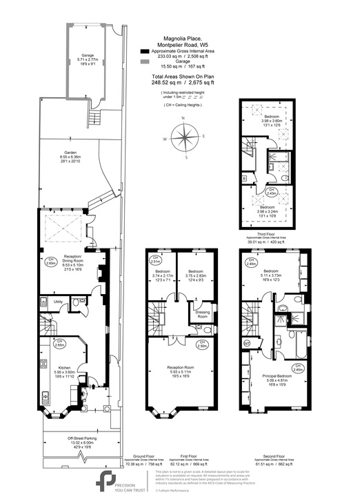 6 bed semi-detached house for sale in Magnolia Place, Montpelier Road, Ealing, London, W5 - Property Floorplan