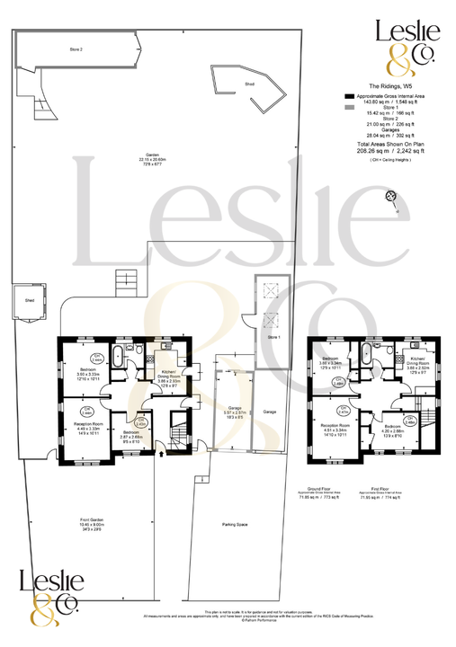 4 bed detached house for sale in The Ridings, Ealing, London, W5 - Property Floorplan