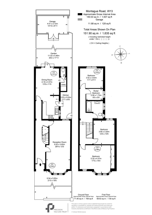 4 bed semi-detached house for sale in Montague Road, Ealing, London, W13 - Property Floorplan