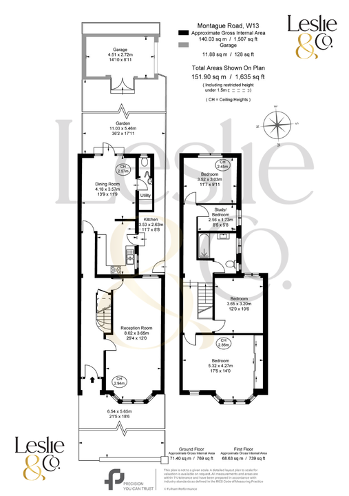 4 bed semi-detached house for sale in Montague Road, Ealing, London, W13 - Property Floorplan