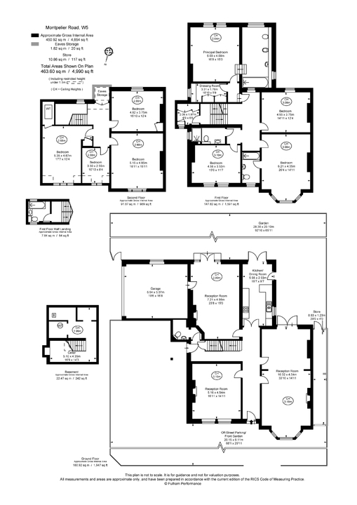 8 bed detached house for sale in Montpelier Road, Ealing, London, W5 - Property Floorplan