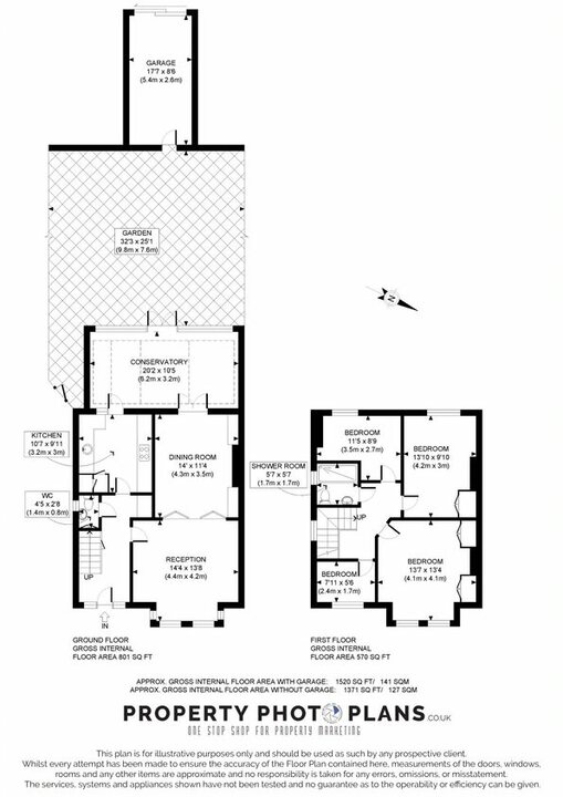 4 bed semi-detached house for sale in Kingsley Avenue, Ealing, London, W13 - Property Floorplan