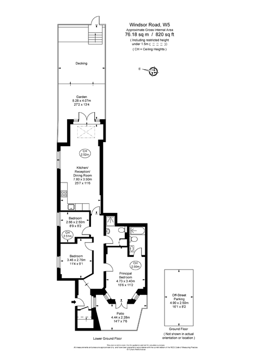 3 bed apartment to rent in Windsor Road, Ealing, London, W5 - Property Floorplan