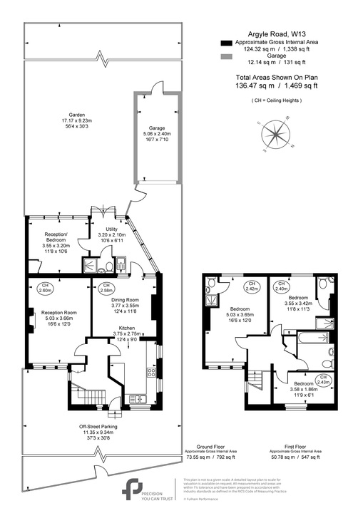 4 bed semi-detached house for sale in Argyle Road, Ealing, London, W13 - Property Floorplan