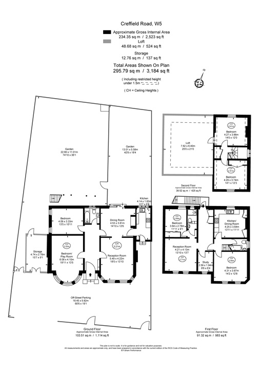 2 bed apartment to rent in Creffield Road, Ealing, London, W5 - Property Floorplan