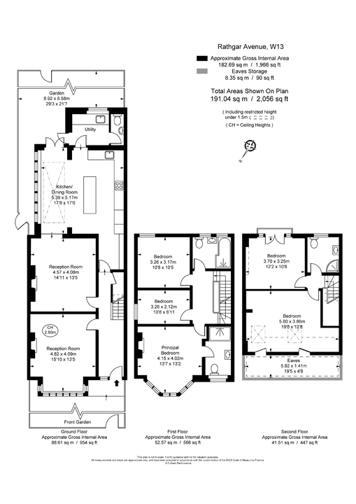 5 bed semi-detached house for sale in Rathgar Avenue, Ealing, London, W13 - Property Floorplan