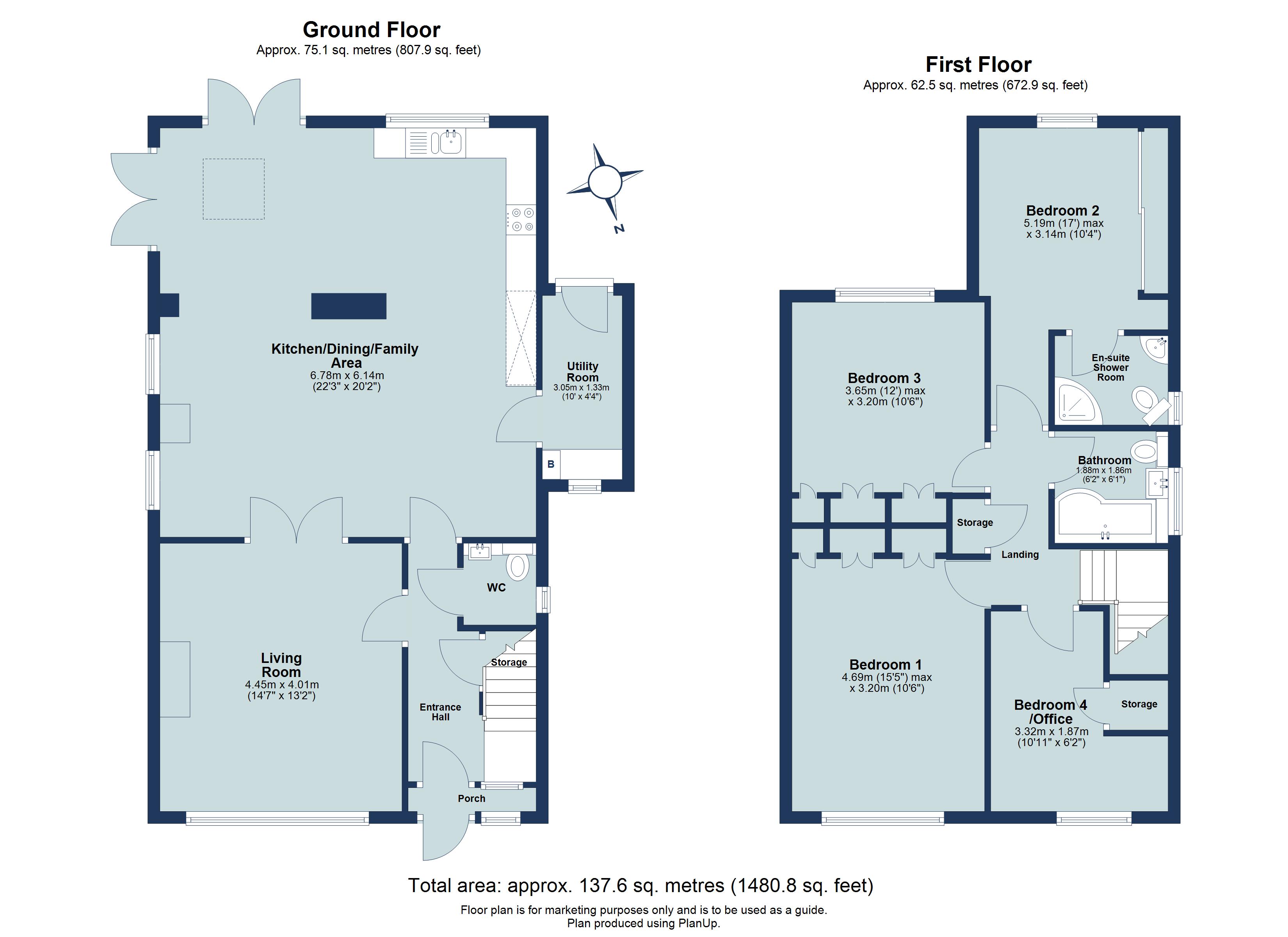4 bed detached house for sale in Alzey Gardens, Harpenden, Hertfordshire, AL5 - Property floorplan