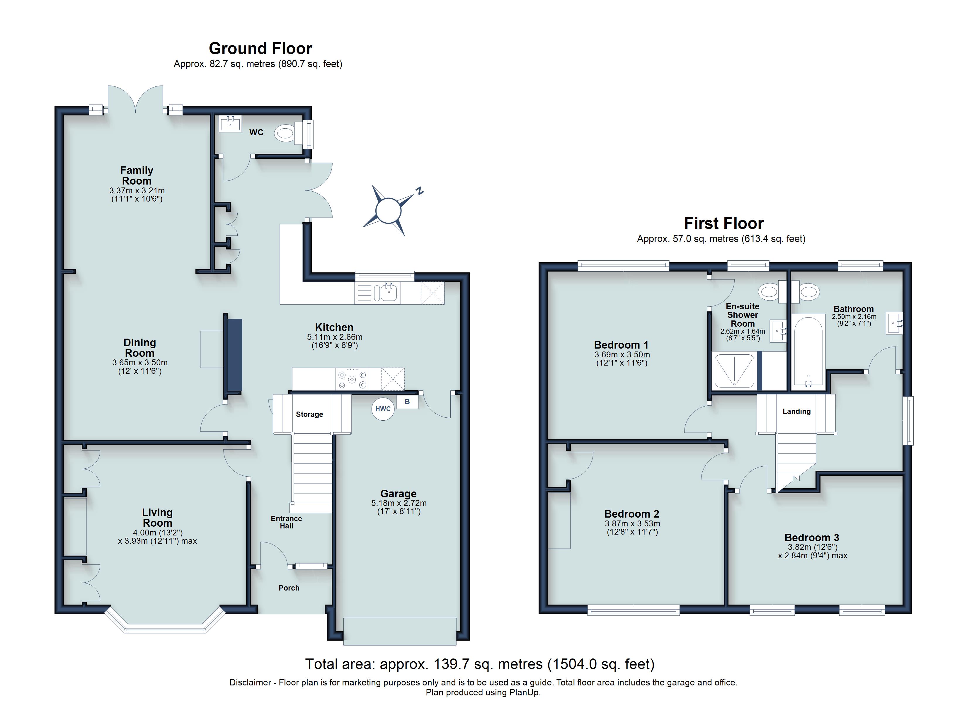 3 bed semi-detached house for sale in Sandridge Road, St. Albans, Hertfordshire, AL1 - Property floorplan