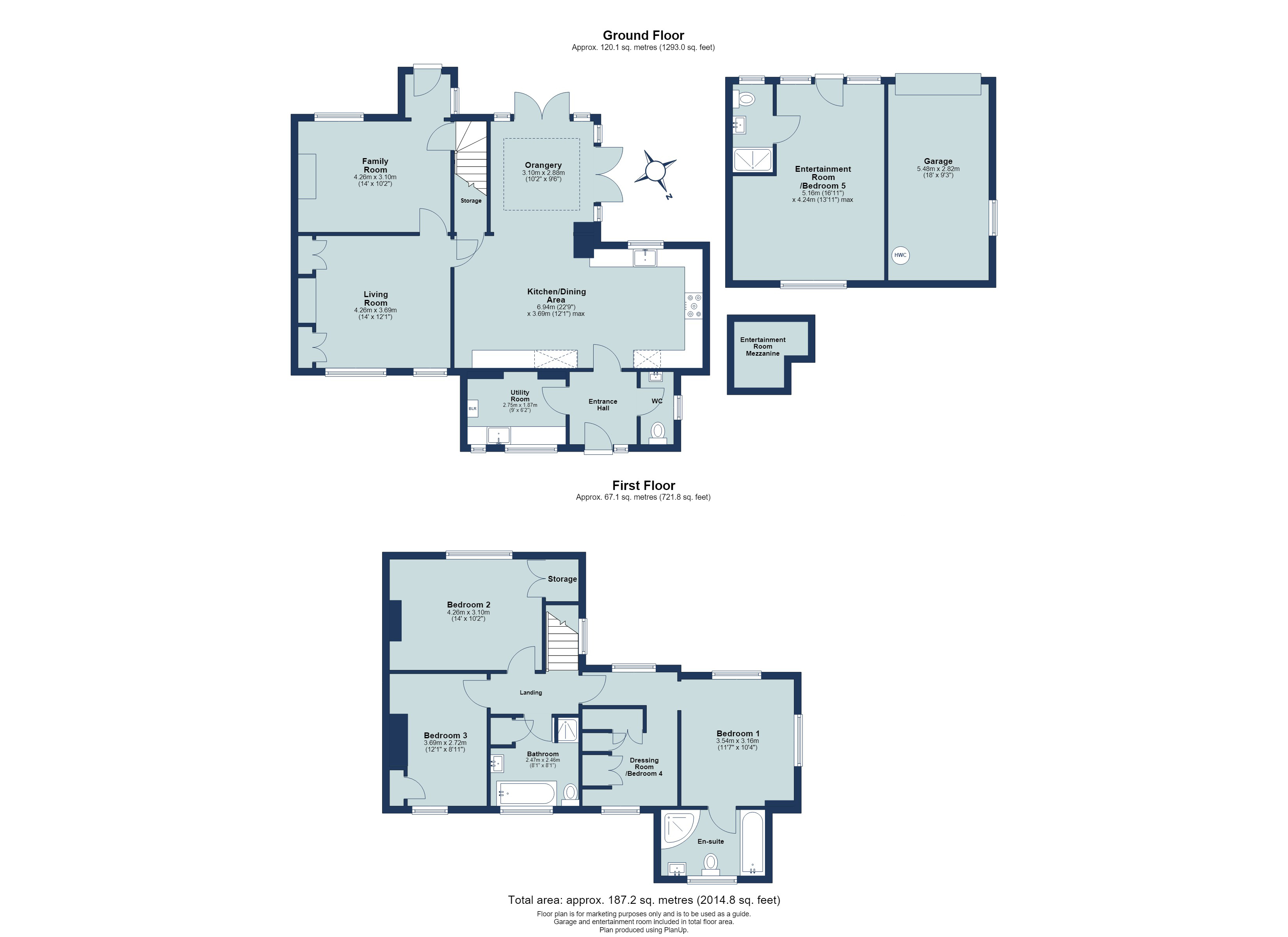 4 bed end of terrace house for sale in New Fiddlers Hill, Luton Road, Harpenden, AL5 - Property floorplan