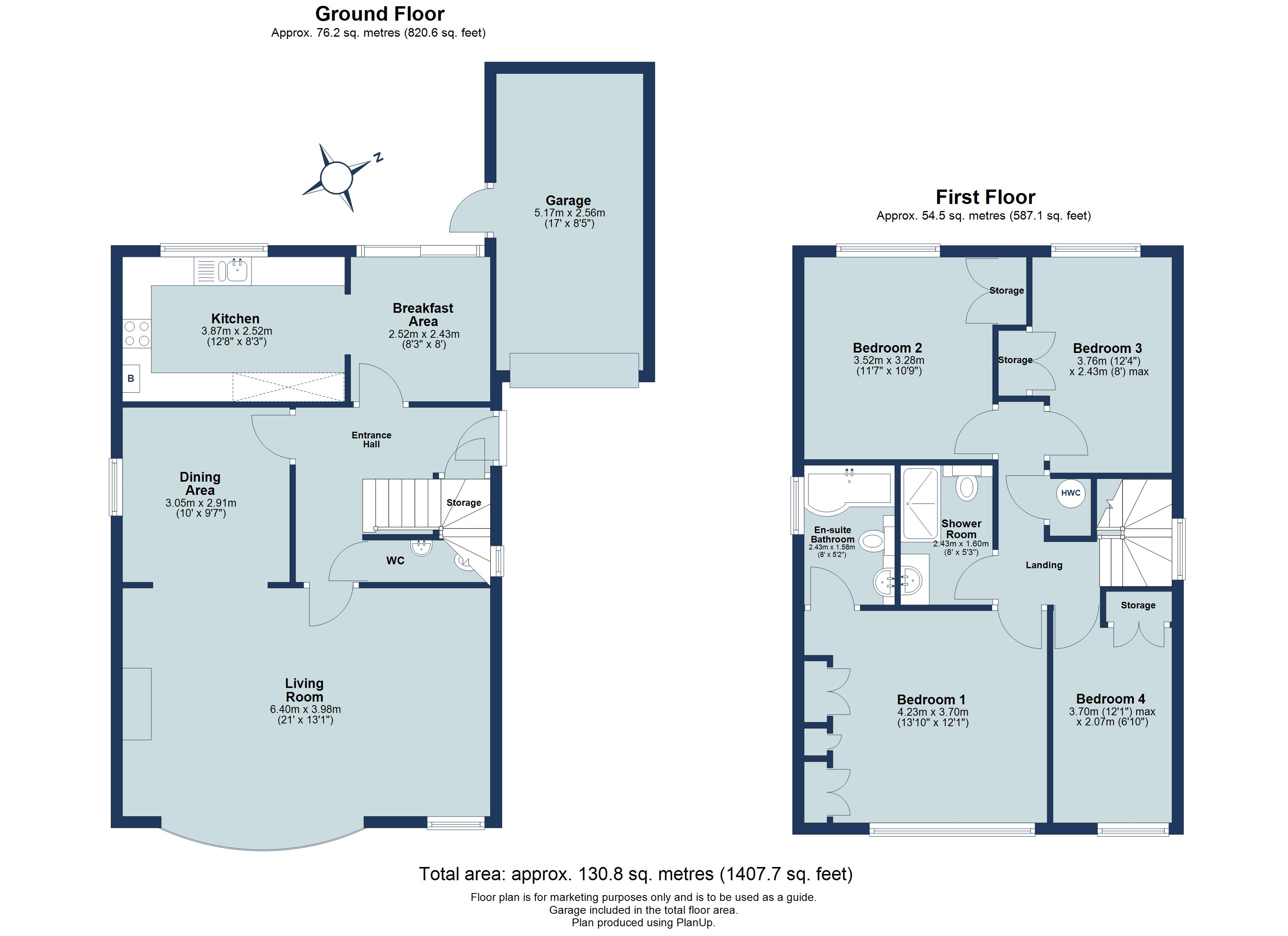 4 bed detached house for sale in Courtfields, Harpenden, Hertfordshire, AL5 - Property floorplan