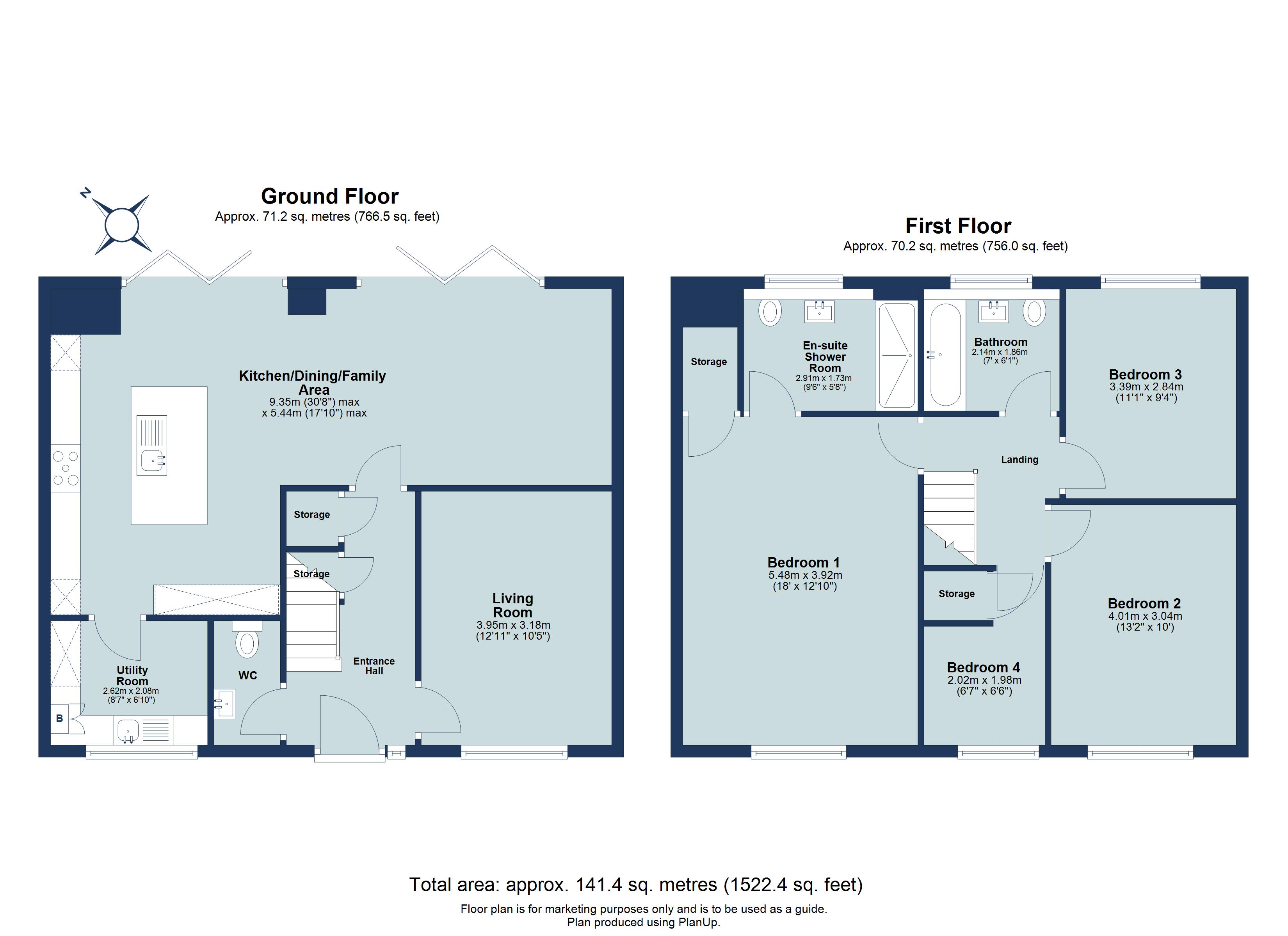 4 bed semi-detached house for sale in Chesterton Avenue, Harpenden, Hertfordshire, AL5 - Property floorplan