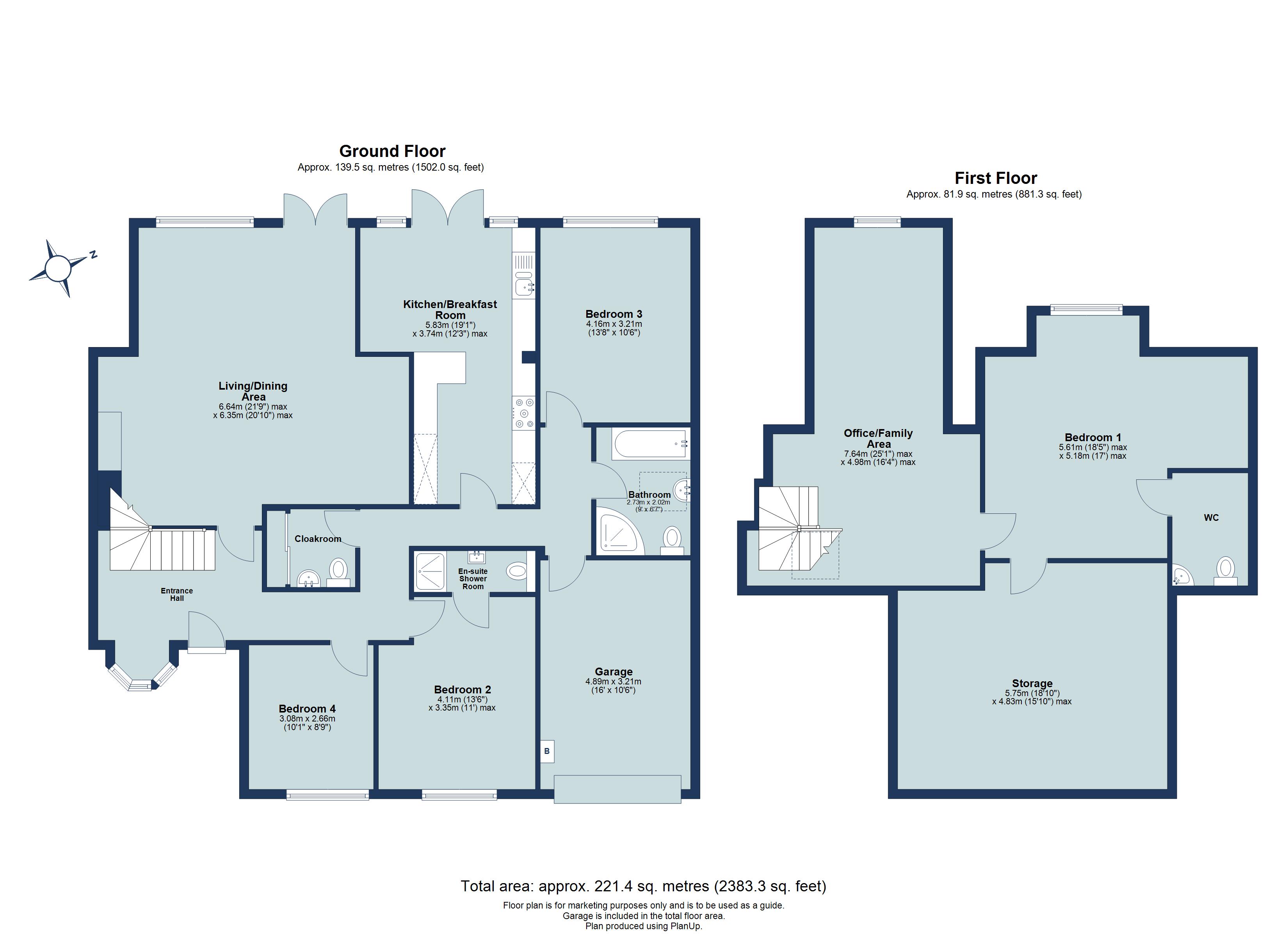4 bed semi-detached house for sale in The Pleasance, Harpenden, Hertfordshire, AL5 - Property floorplan