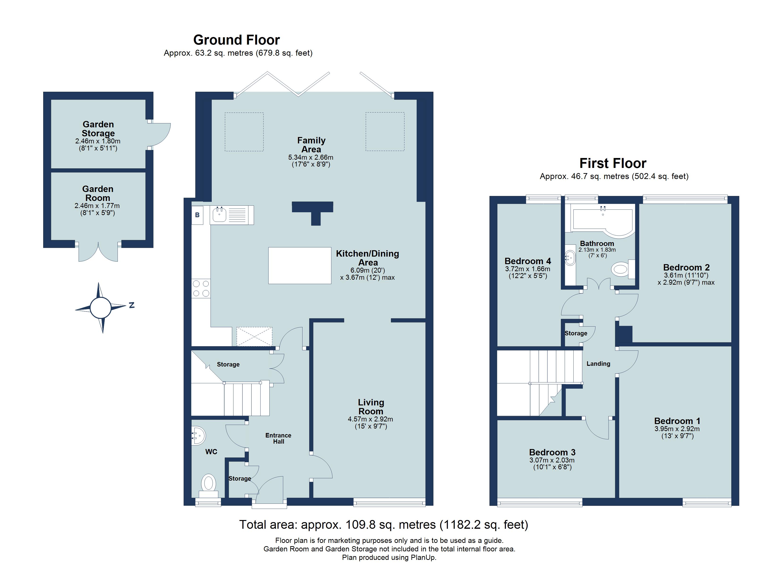 4 bed semi-detached house for sale in Canberra Close, St. Albans, Hertfordshire, AL3 - Property floorplan