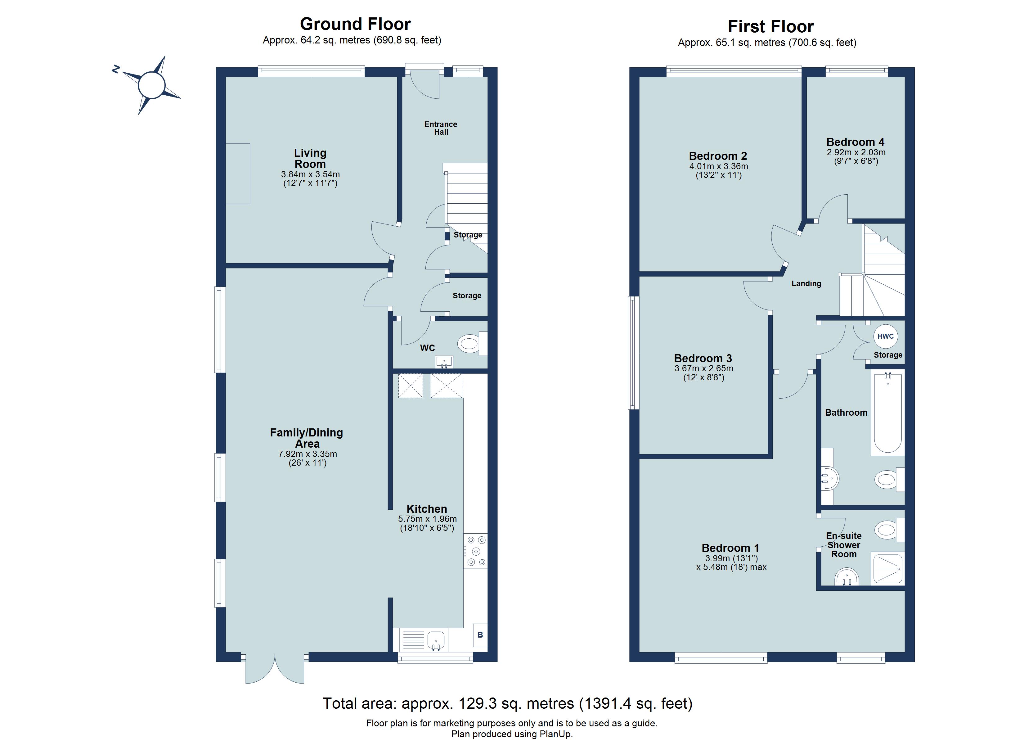 4 bed semi-detached house for sale in Oakwood Drive, St. Albans, Hertfordshire, AL4 - Property floorplan