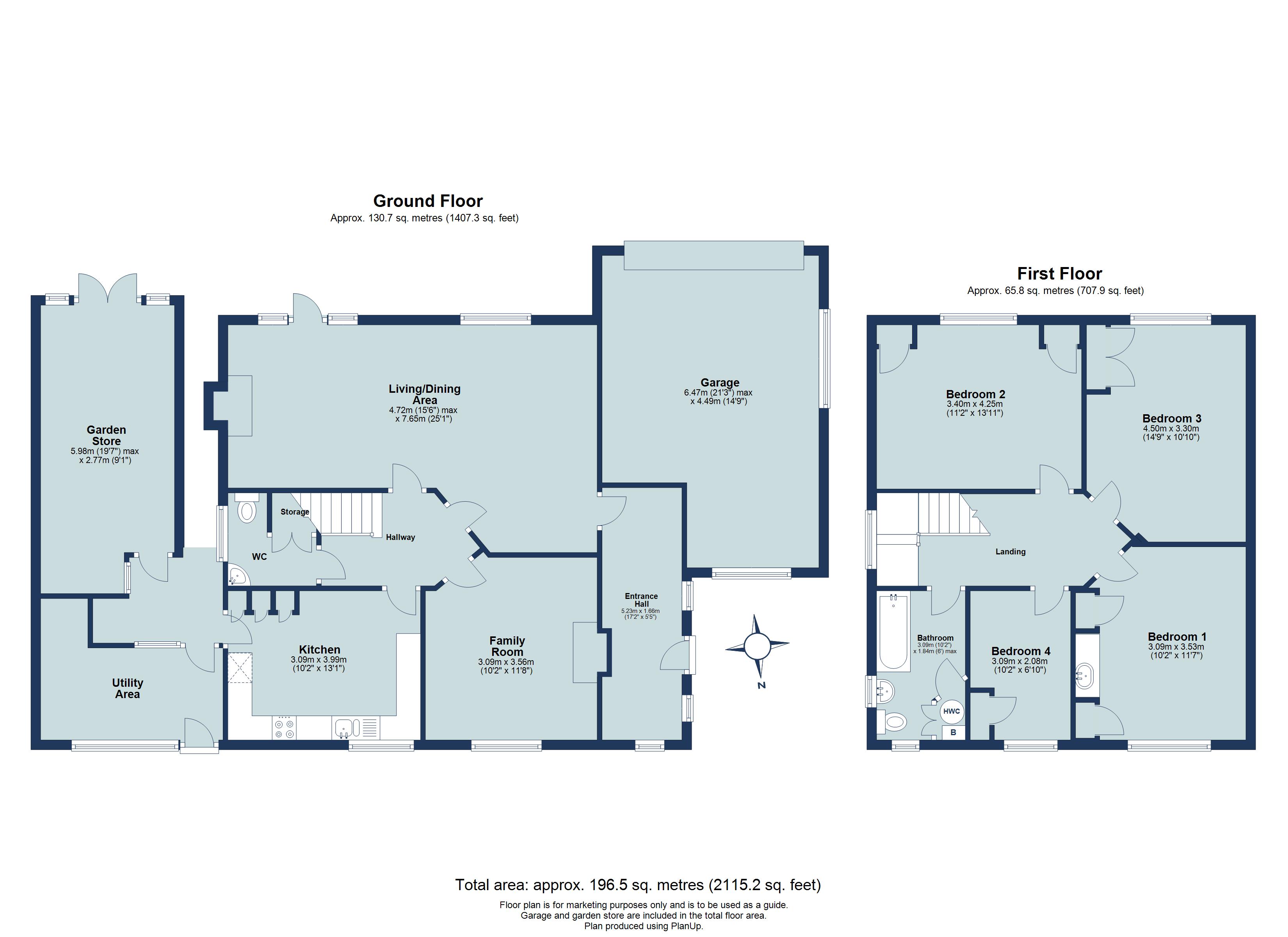4 bed detached house for sale in Marshalswick Lane, St. Albans, Hertfordshire, AL1 - Property floorplan