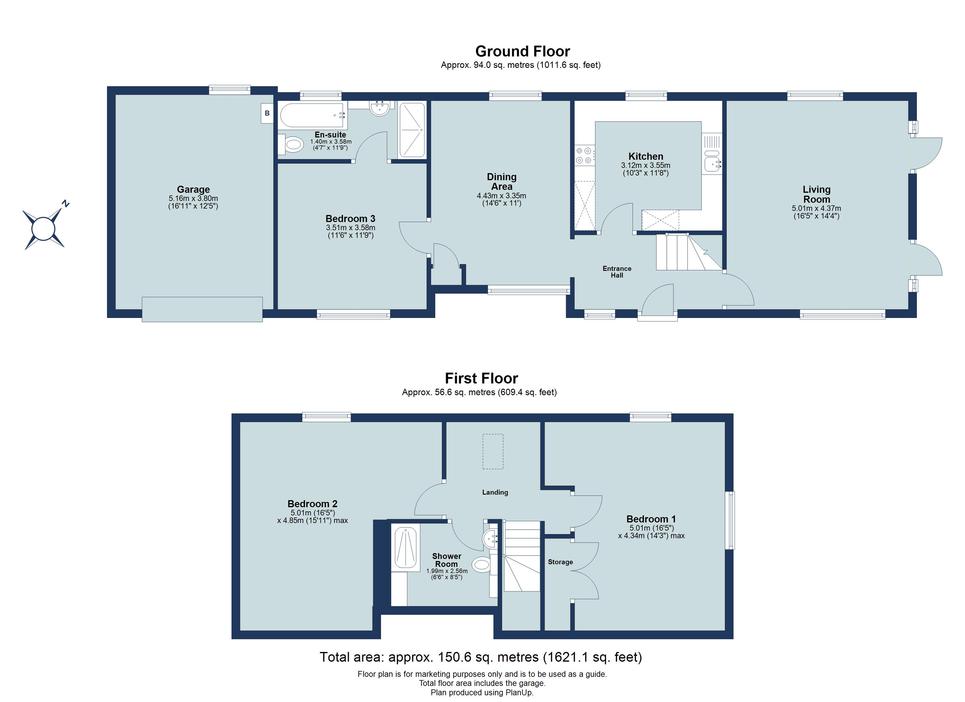 3 bed detached house for sale in Roestock Lane, Colney Heath, St. Albans, Hertfordshire, AL4 - Property floorplan