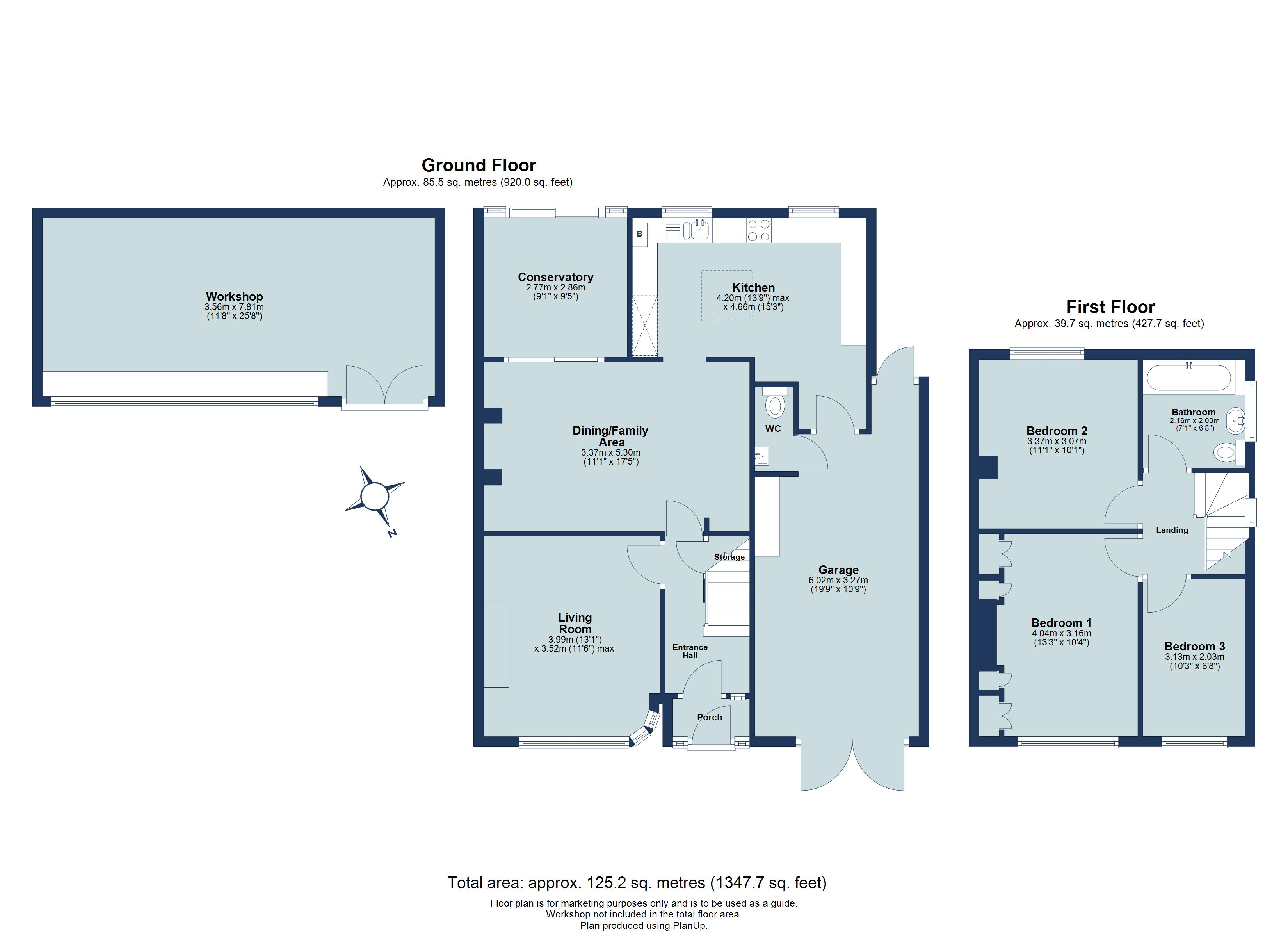 3 bed semi-detached house for sale in Kingshill Avenue, St. Albans, Hertfordshire, AL4 - Property floorplan