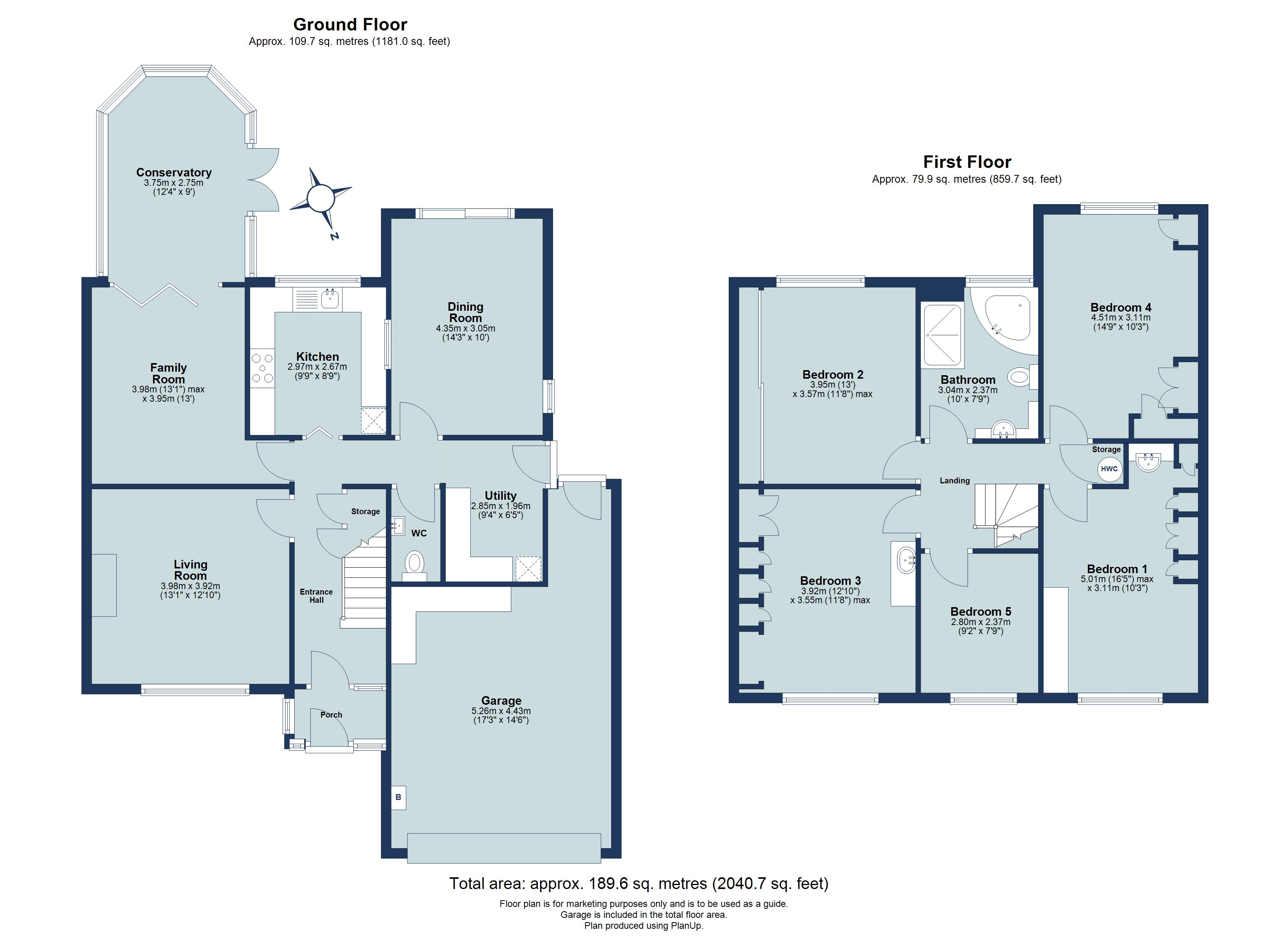 5 bed semi-detached house for sale in Hazelmere Road, St. Albans, Hertfordshire, AL4 - Property floorplan