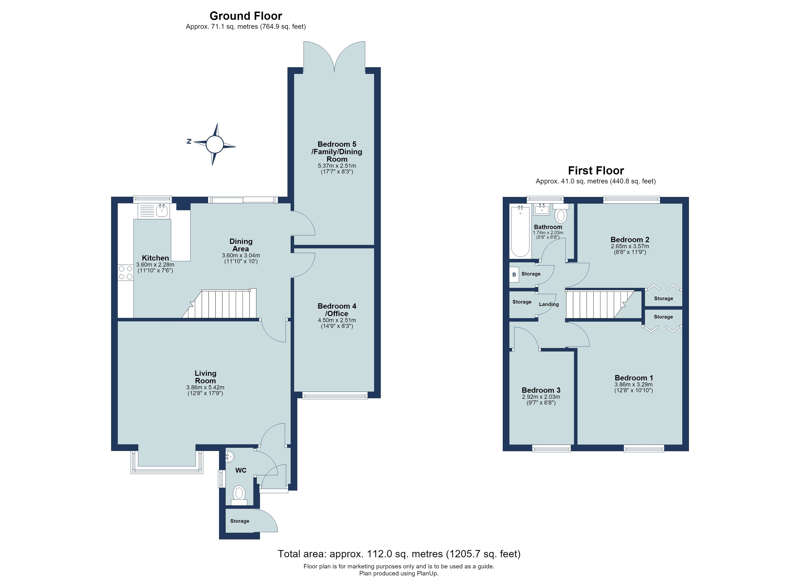 5 bed detached house for sale in Harefield Place, St. Albans, Hertfordshire, AL4 - Property floorplan