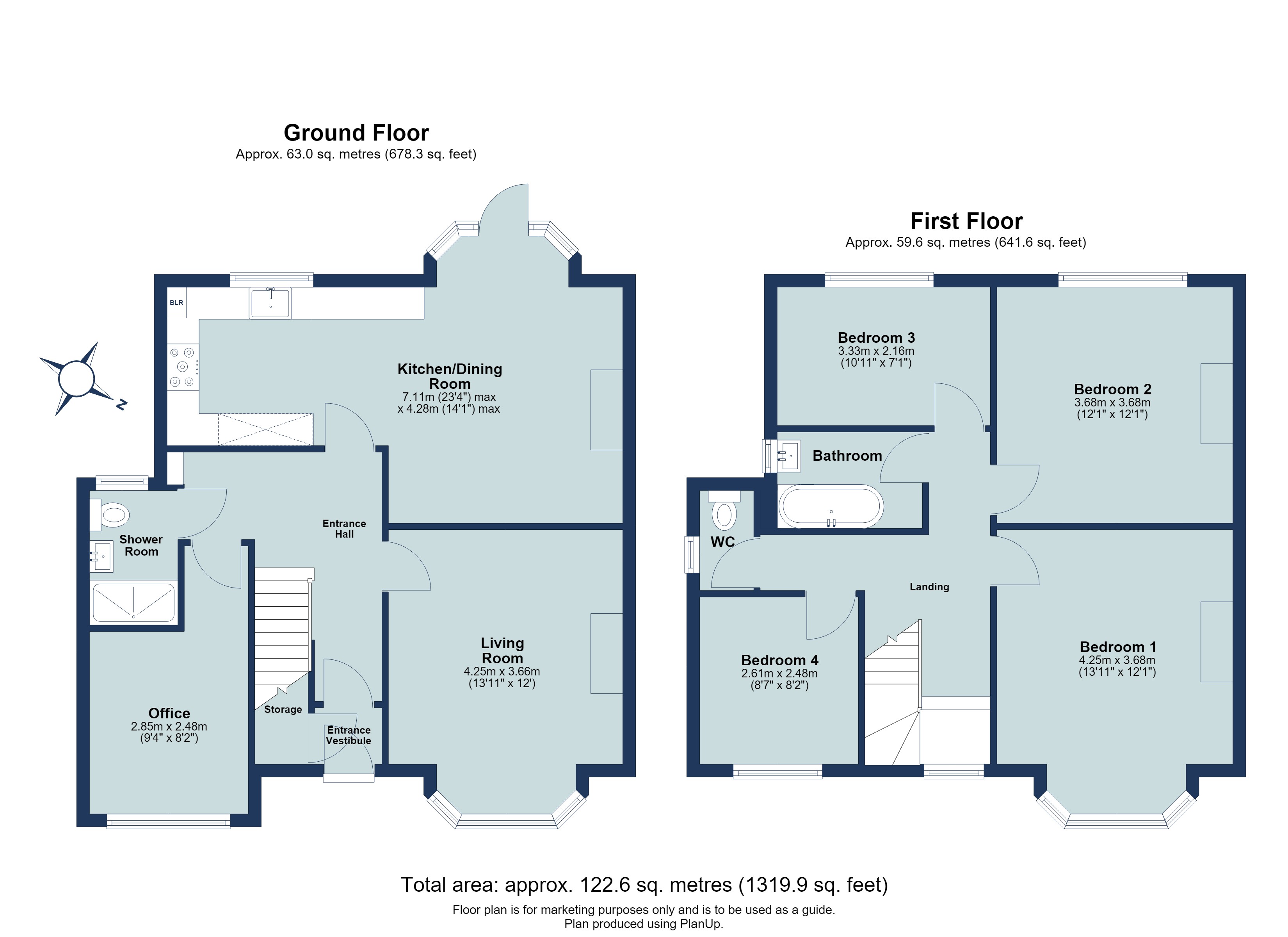 4 bed semi-detached house for sale in Townsend Drive, St. Albans, Hertfordshire, AL3 - Property floorplan