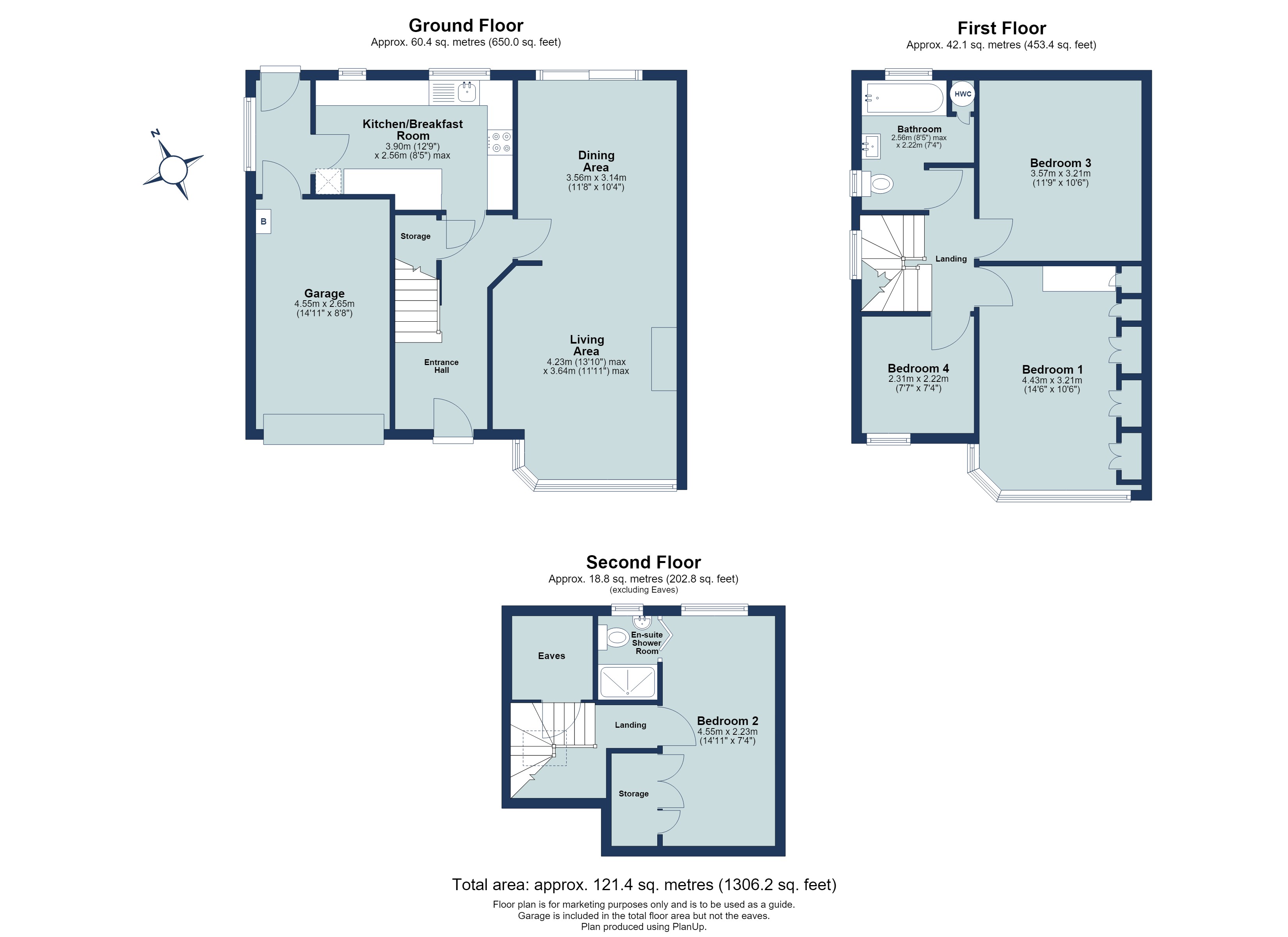 4 bed semi-detached house for sale in Beech Road, St. Albans, Hertfordshire, AL3 - Property floorplan