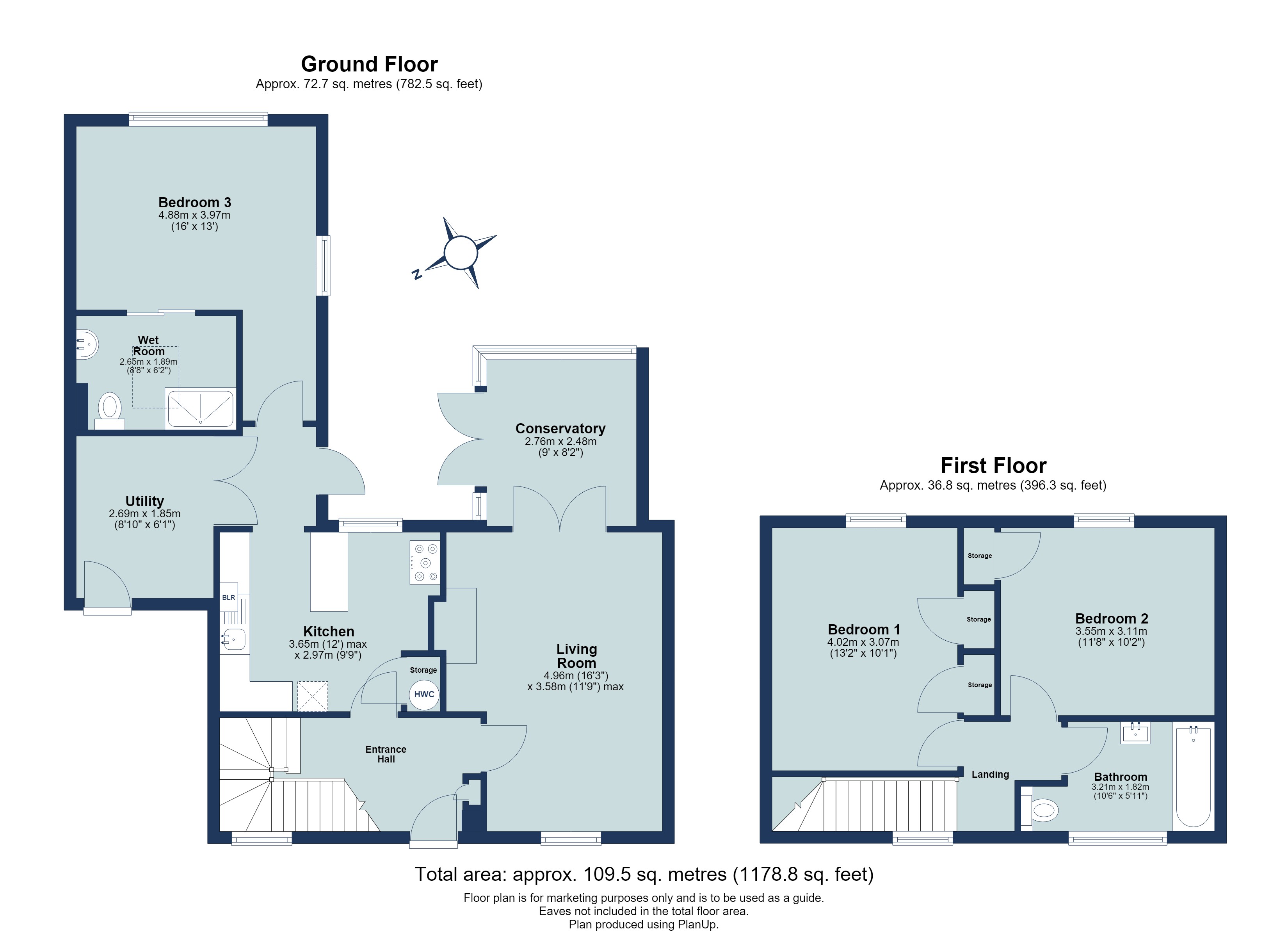 3 bed end of terrace house for sale in Lawrance Road, St. Albans, Hertfordshire, AL3 - Property floorplan
