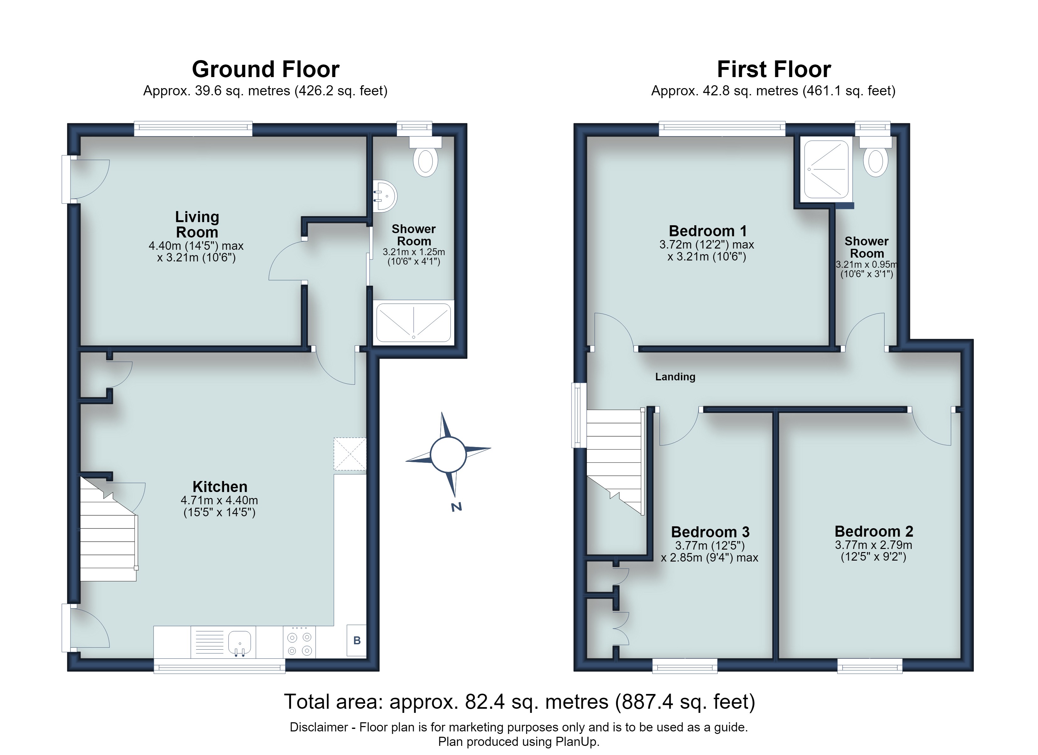 3 bed semi-detached house to rent in Tewin Close, St. Albans, Hertfordshire, AL4 - Property floorplan