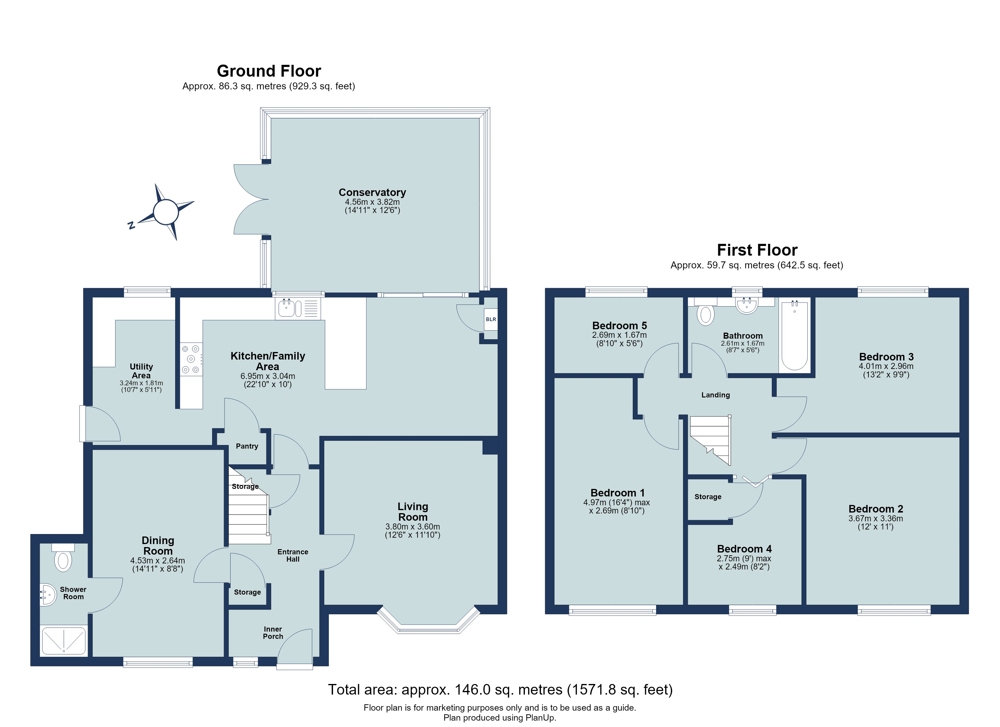 4 bed semi-detached house for sale in How Wood, Park Street, St. Albans, Hertfordshire, AL2 - Property floorplan