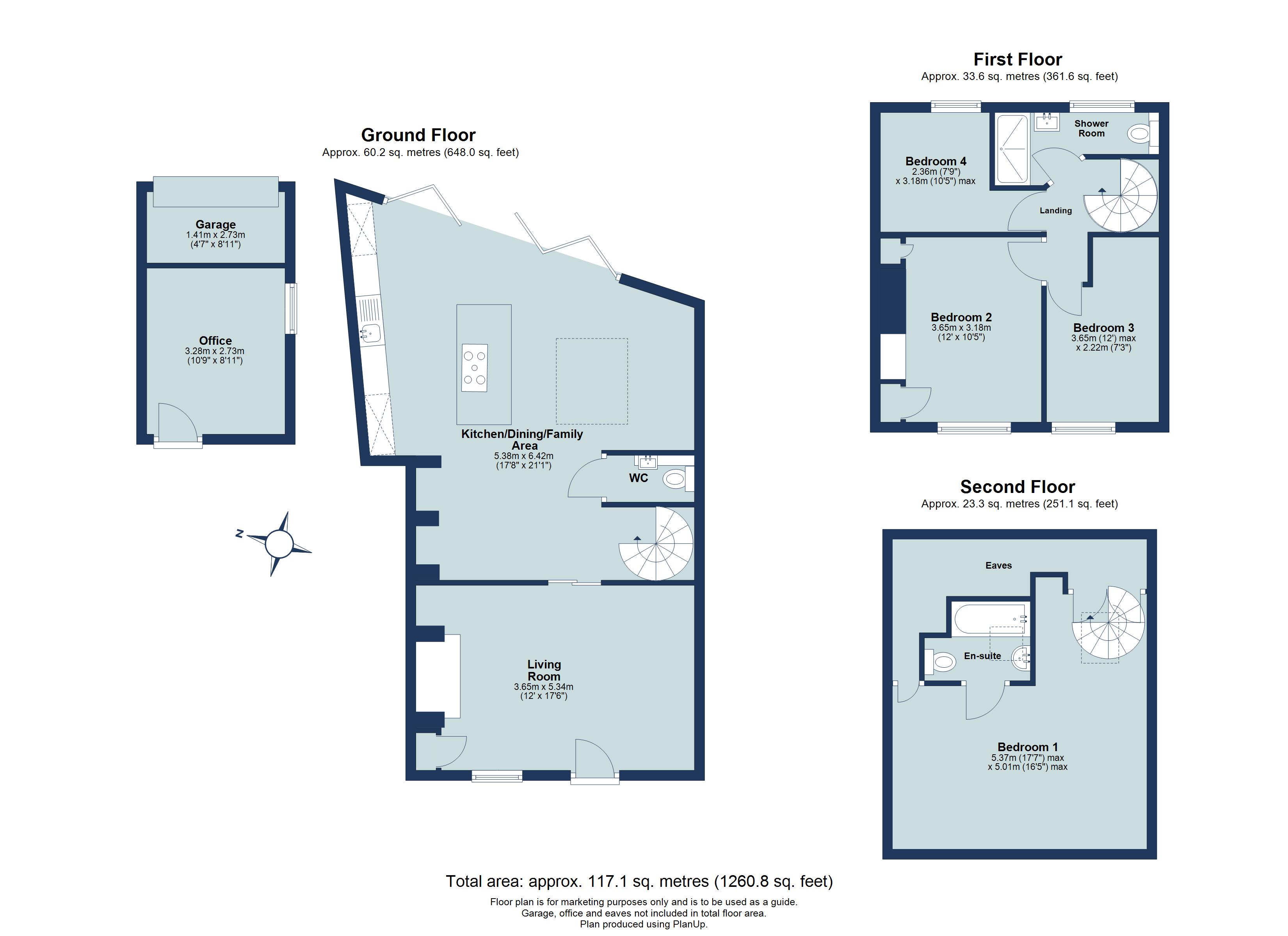 4 bed end of terrace house for sale in Beaumont Avenue, St. Albans, Hertfordshire, AL1 - Property floorplan