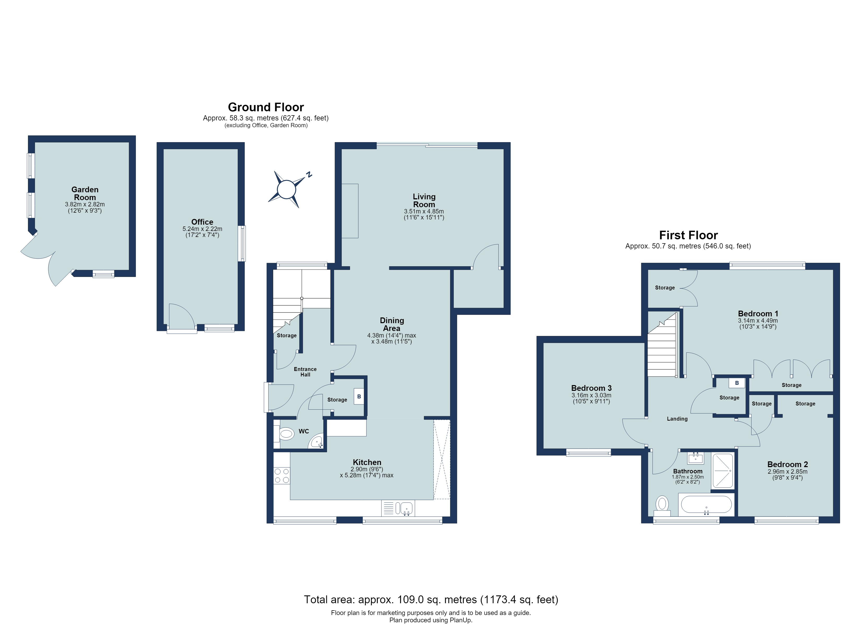 3 bed link detached house for sale in Meadowcroft, St. Albans, Hertfordshire, AL1 - Property floorplan