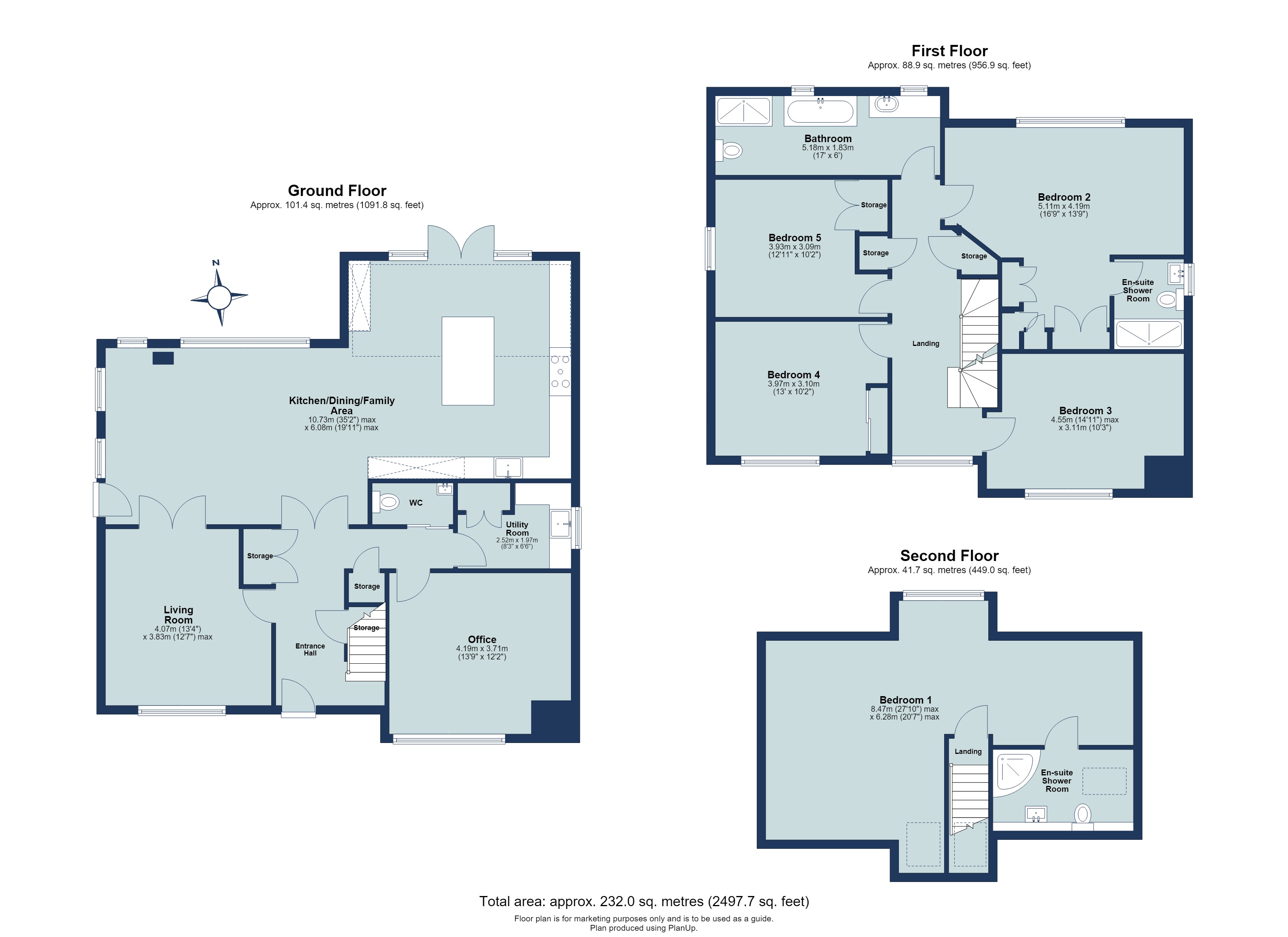 5 bed detached house for sale in Breakspear Avenue, St. Albans, Hertfordshire, AL1 - Property floorplan