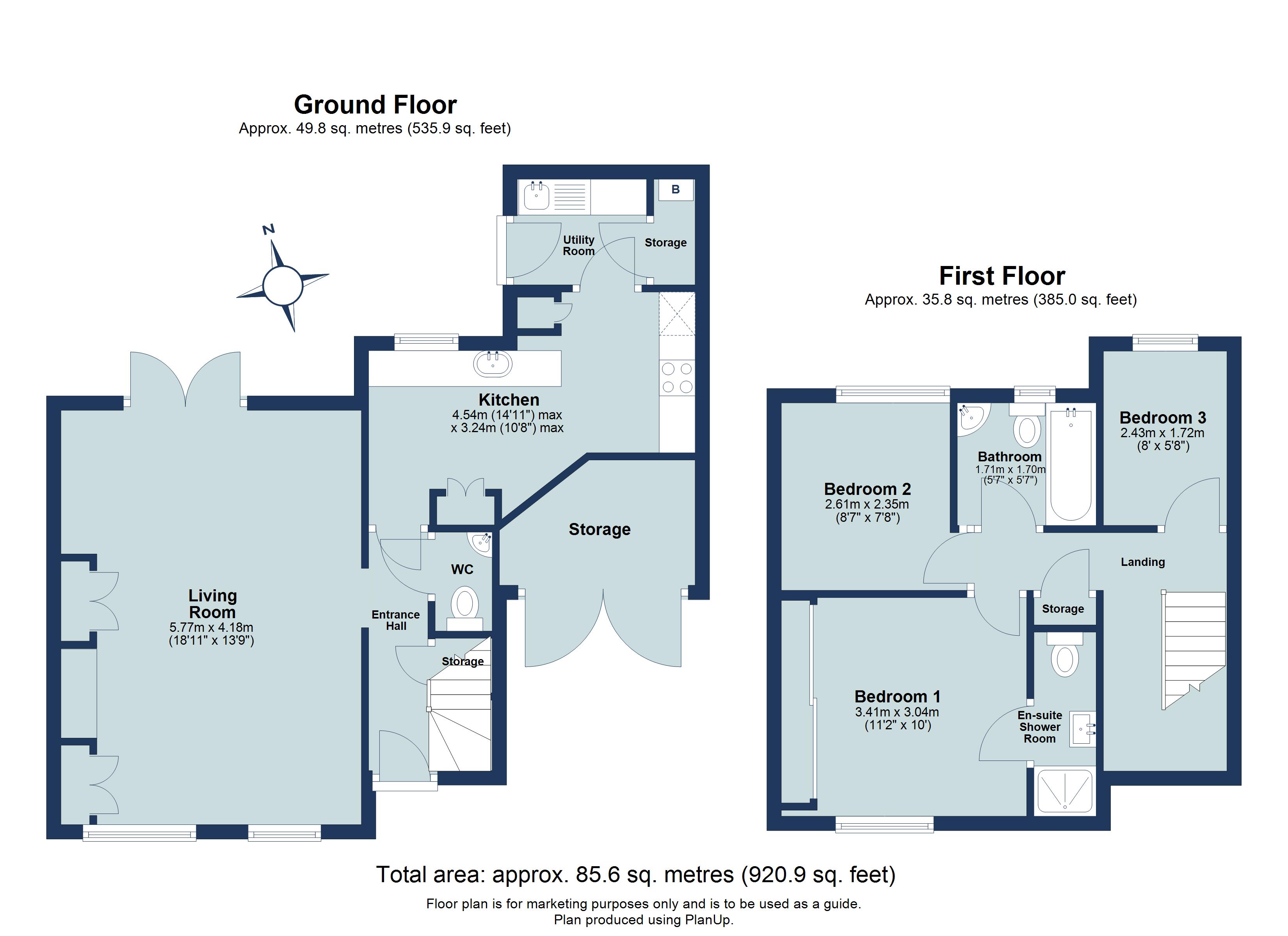 3 bed end of terrace house for sale in Sopwell Lane, St. Albans, Hertfordshire, AL1 - Property floorplan