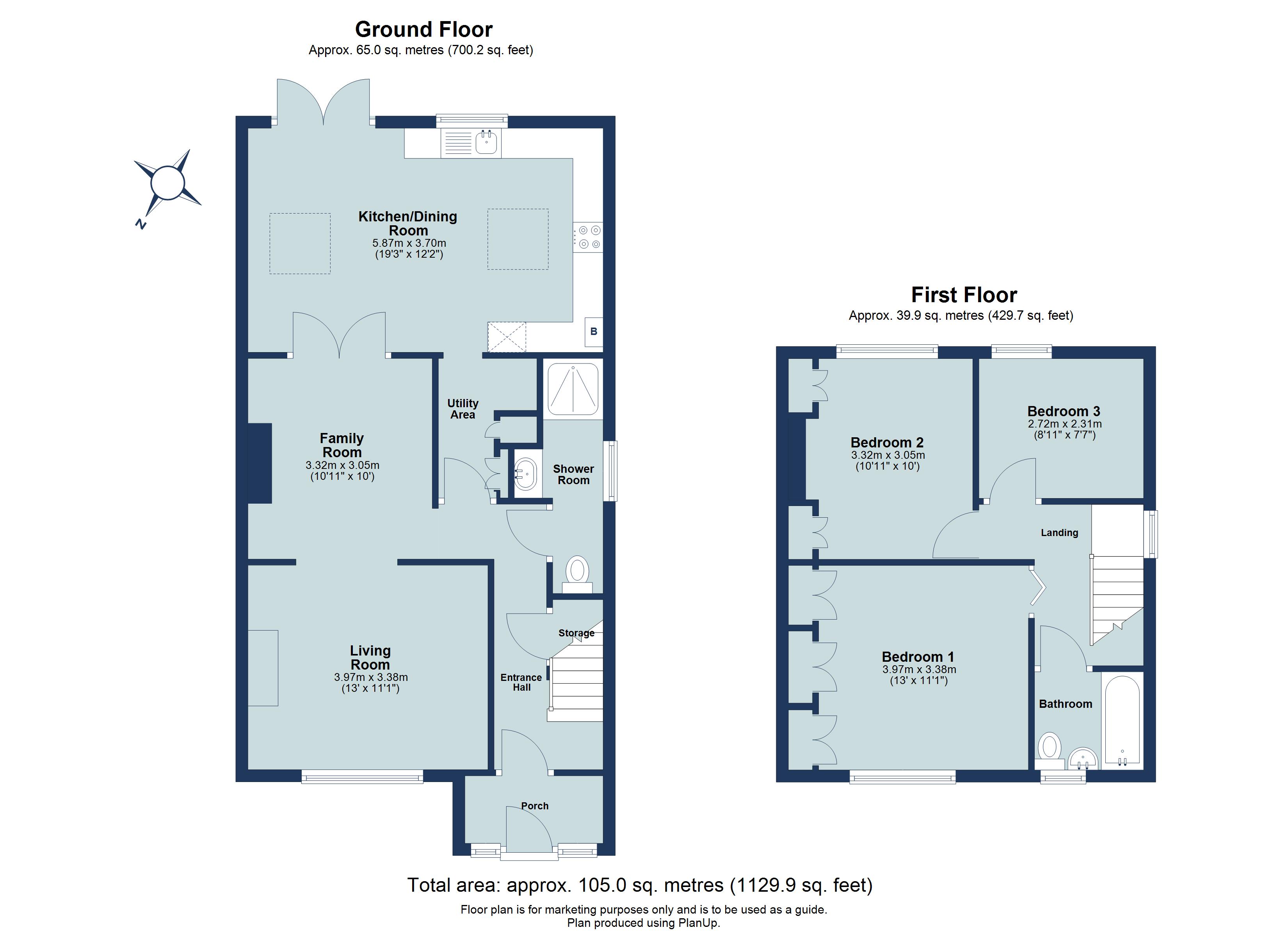 3 bed semi-detached house for sale in Cell Barnes Lane, St. Albans, Hertfordshire, AL1 - Property floorplan
