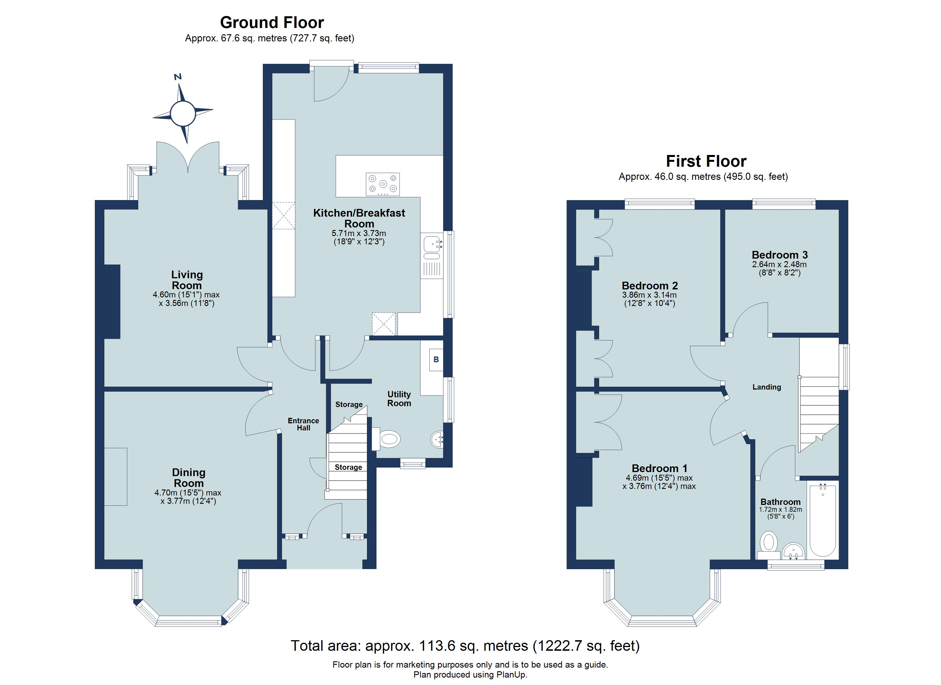 3 bed semi-detached house to rent in Topstreet Way, Harpenden, Hertfordshire, AL5 - Property floorplan