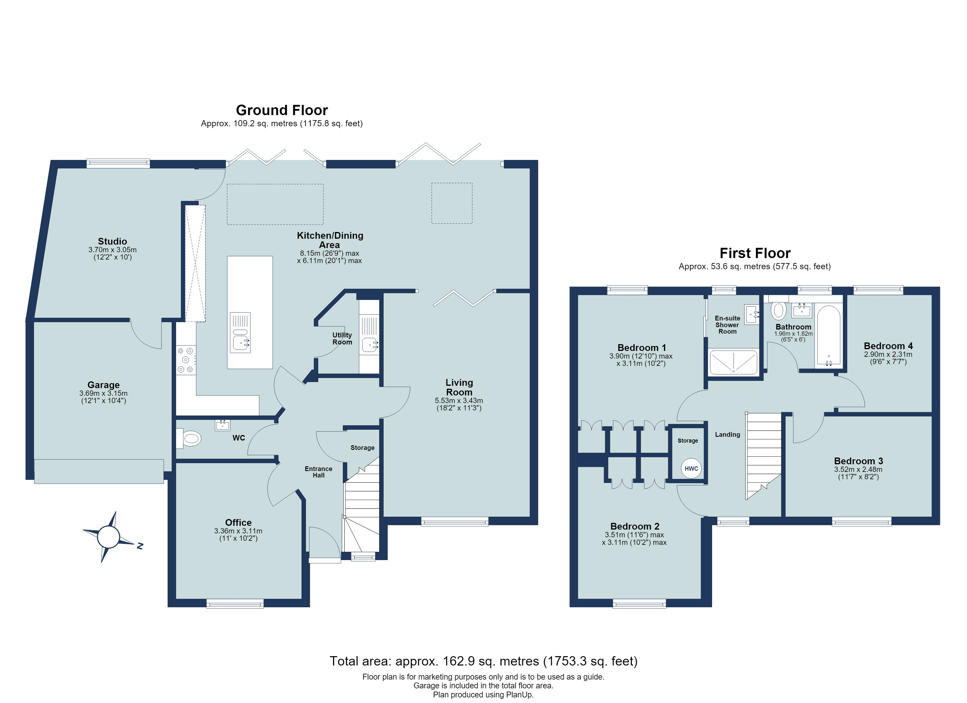 4 bed detached house for sale in Stanmore Chase, St. Albans, Hertfordshire, AL4 - Property floorplan
