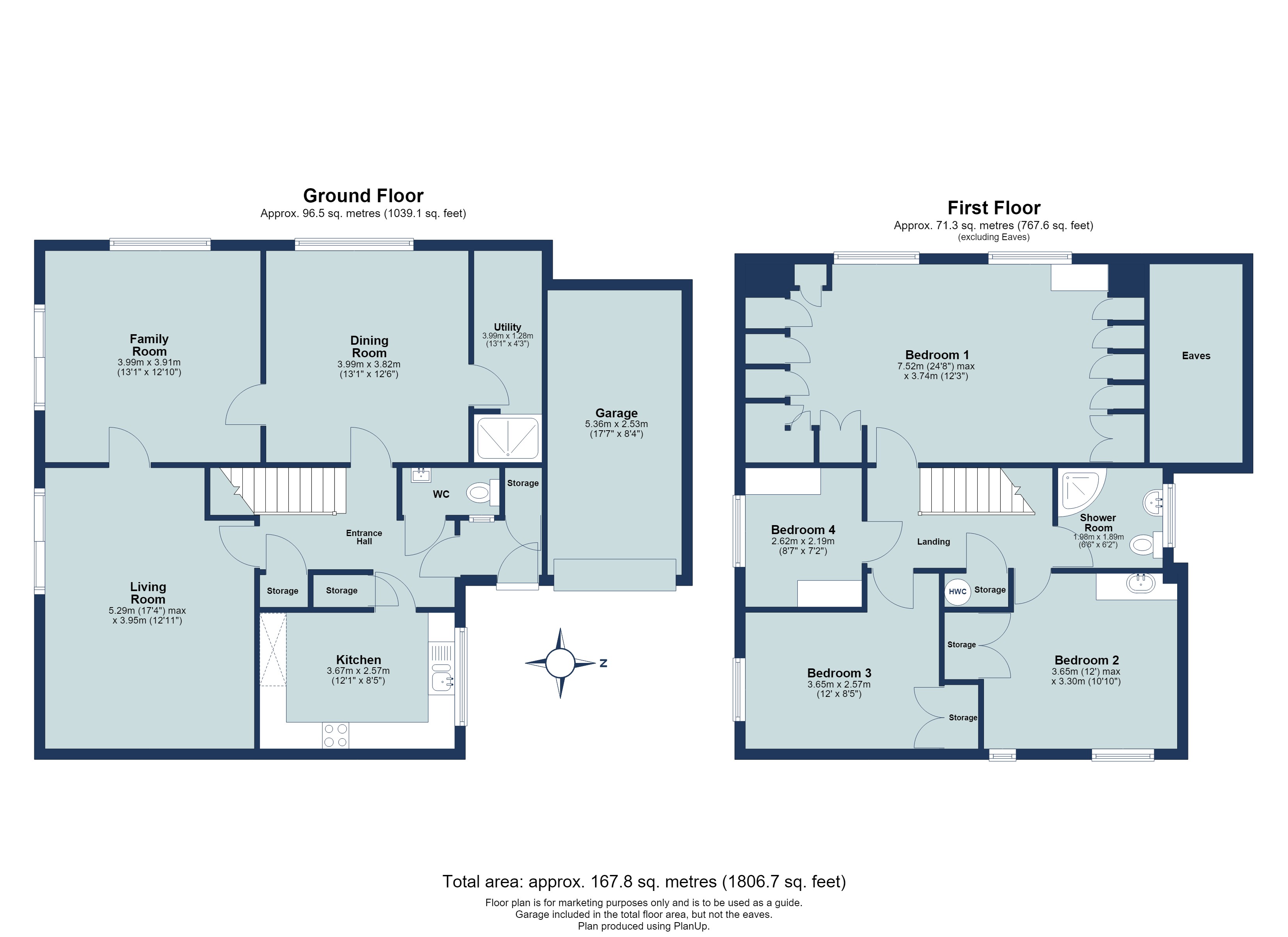 4 bed detached house for sale in Craiglands, St. Albans, Hertfordshire, AL4 - Property floorplan