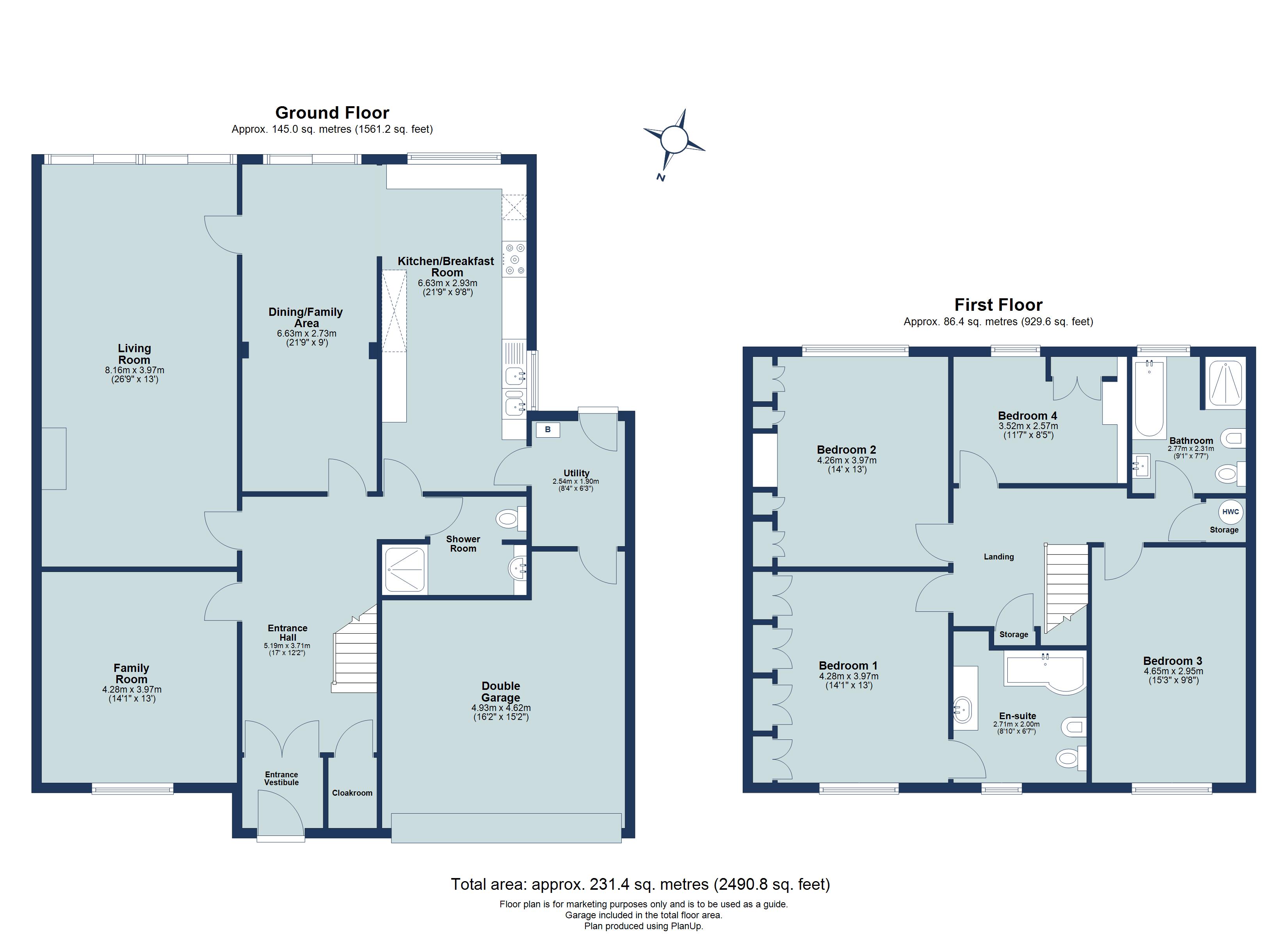 4 bed detached house for sale in The Rise, Elstree, Borehamwood, Hertfordshire, WD6 - Property floorplan