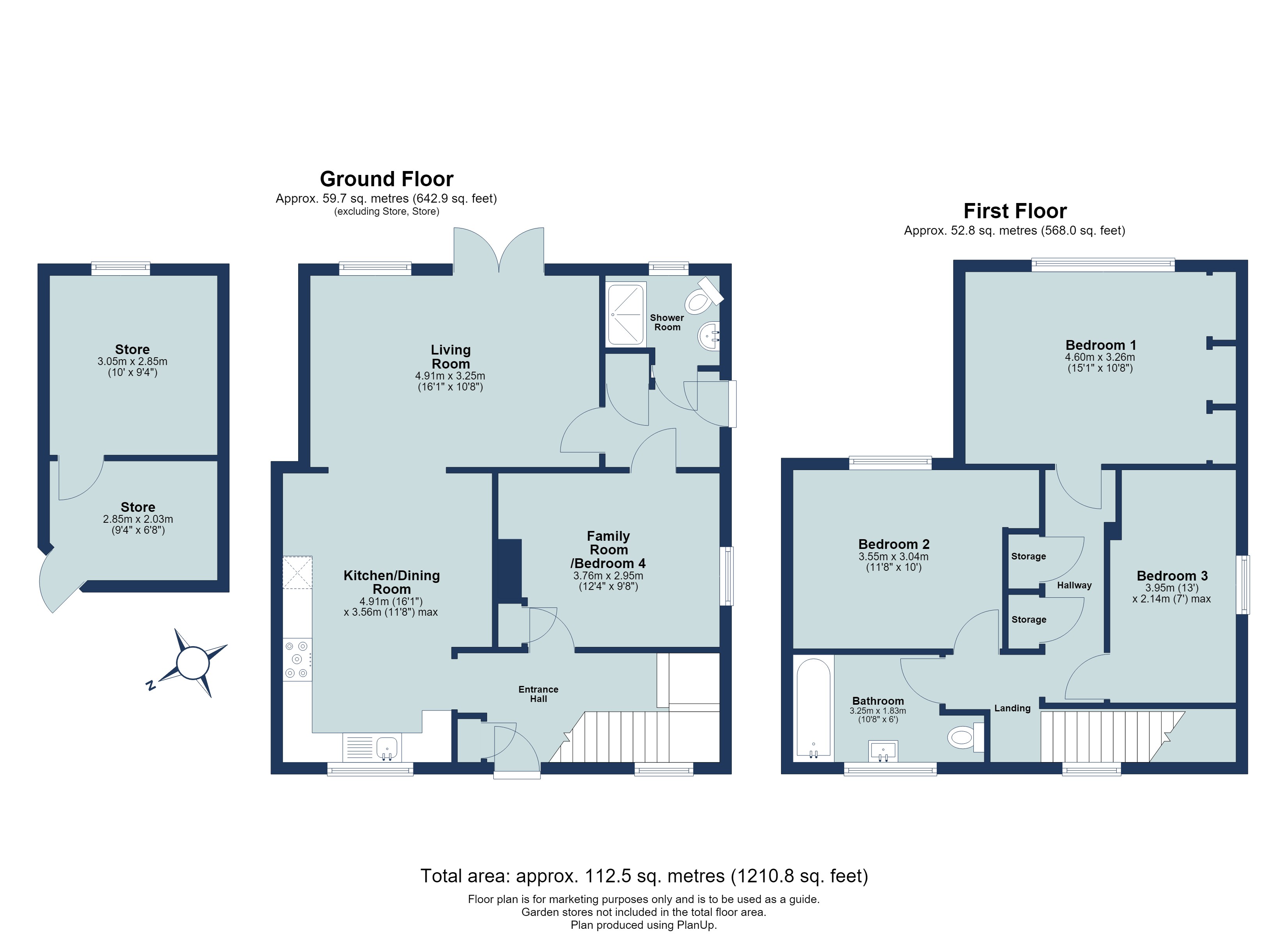 3 bed end of terrace house for sale in White Hedge Drive, St. Albans, Hertfordshire, AL3 - Property floorplan