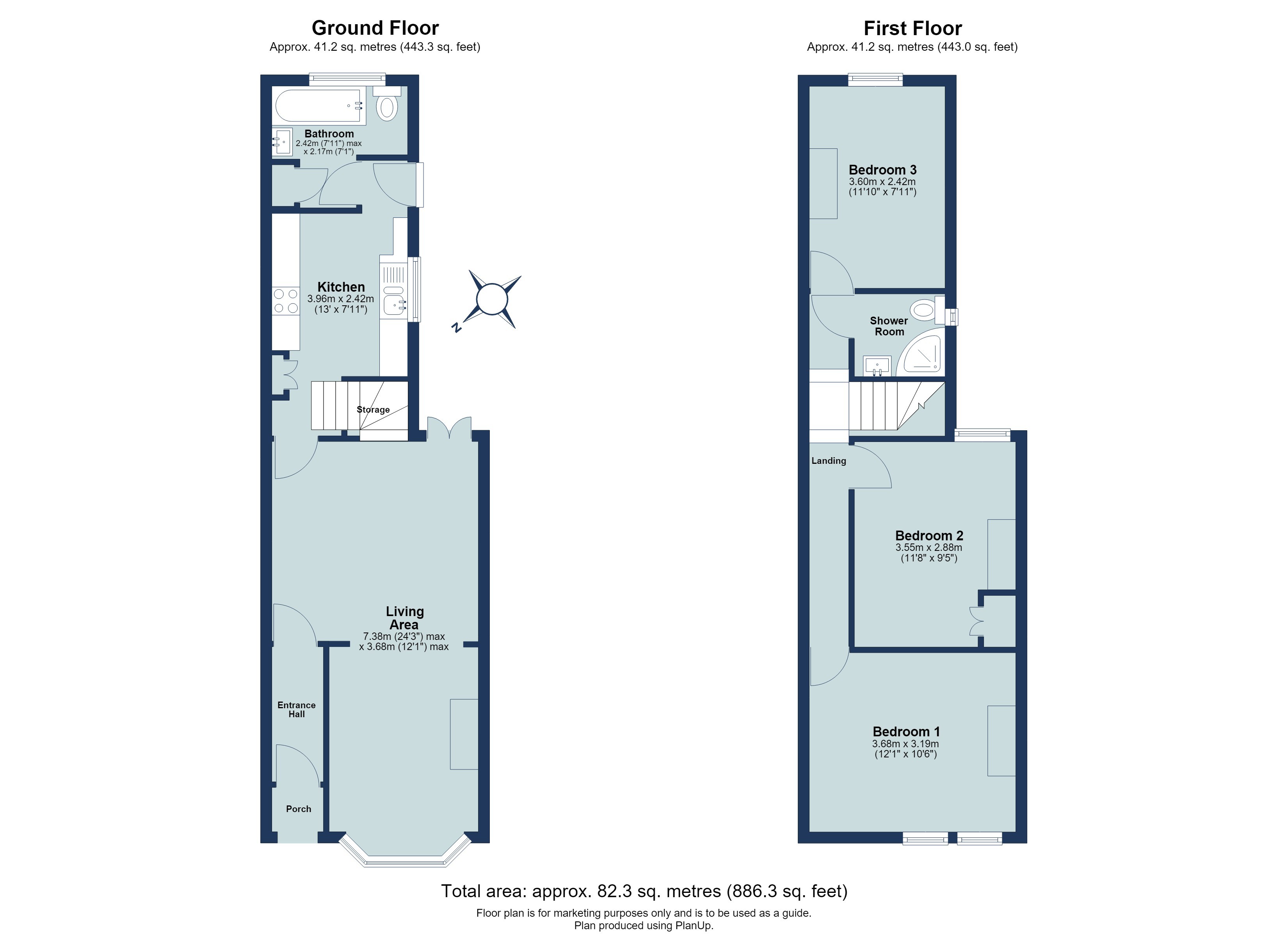 3 bed terraced house for sale in Heath Road, St. Albans, Hertfordshire, AL1 - Property floorplan