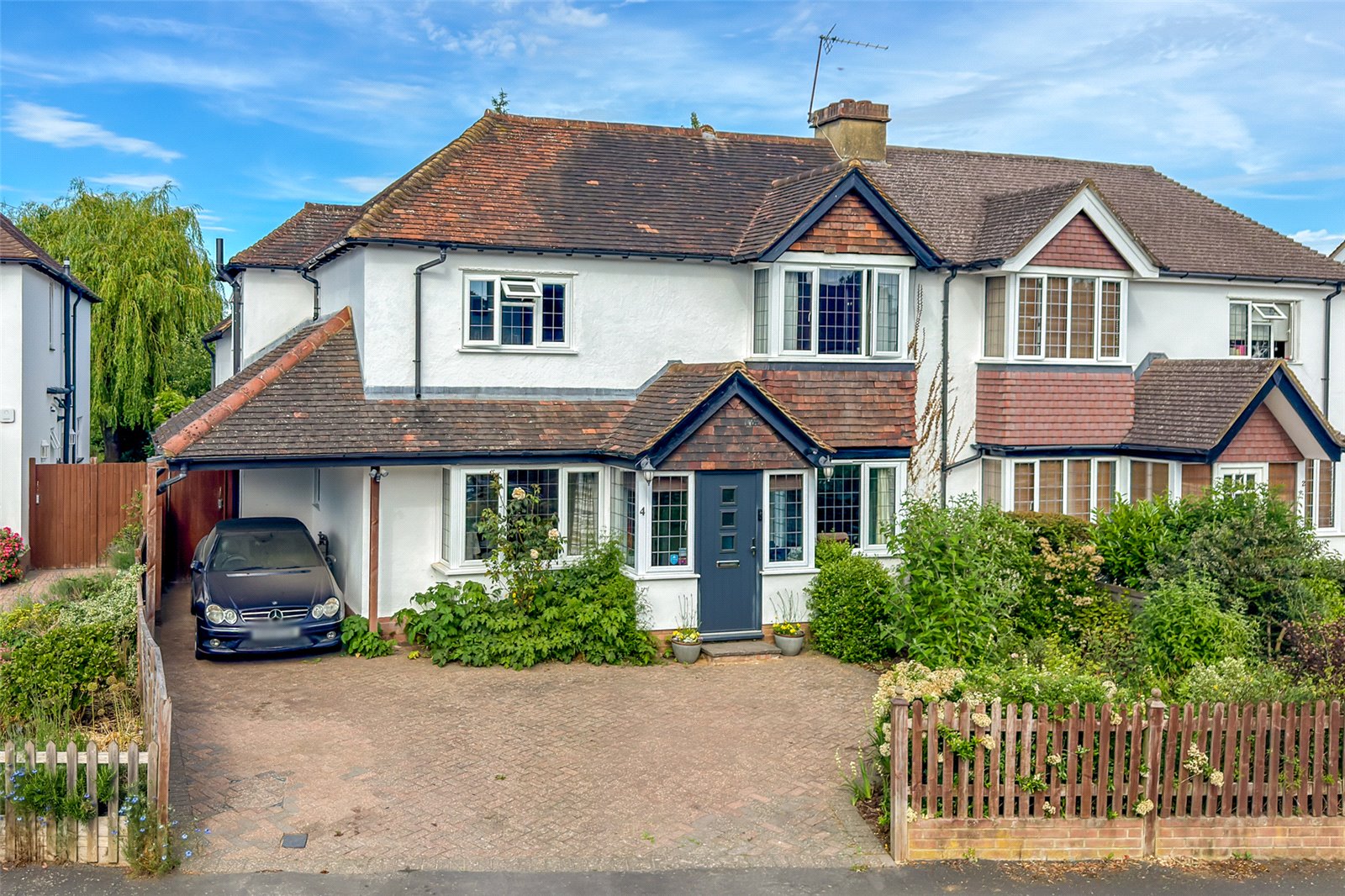 4 bed semi-detached house for sale in Connaught Road, Harpenden, Hertfordshire, AL5