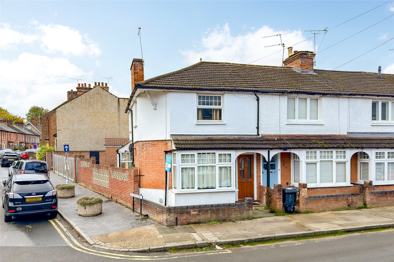 3 bed end of terrace house for sale in Boundary Road, St. Albans, Hertfordshire, AL1